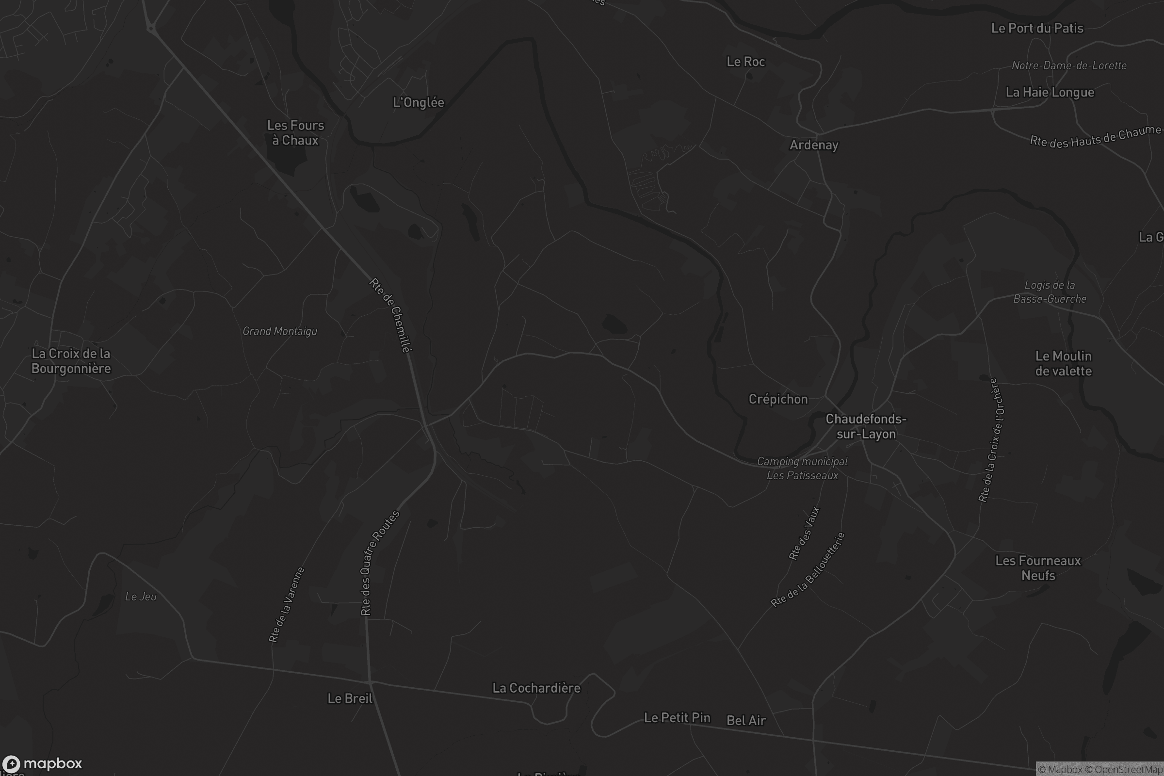 Carte de Chaudefonds-sur-Layon