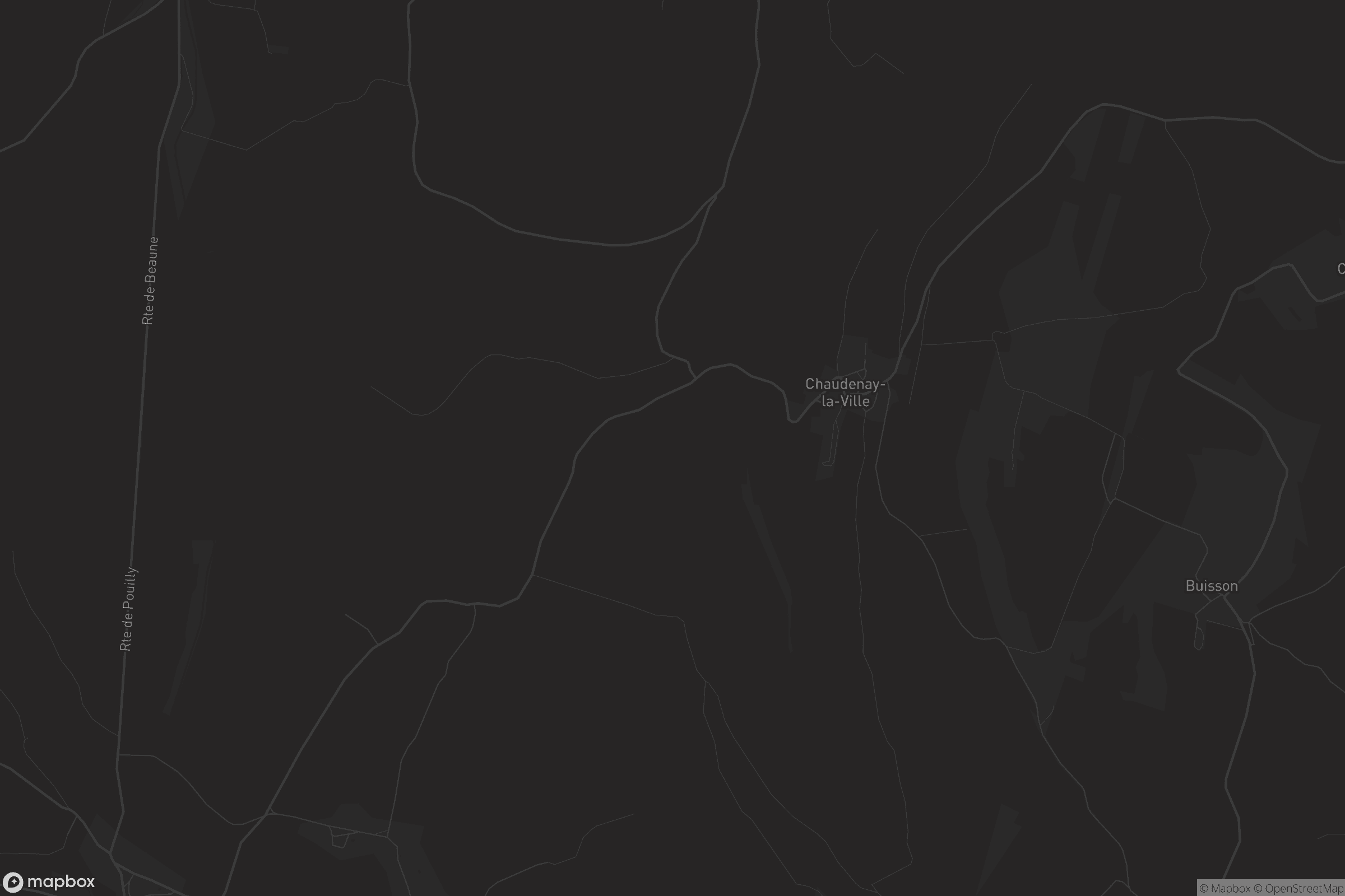 Carte de Chaudenay-la-Ville