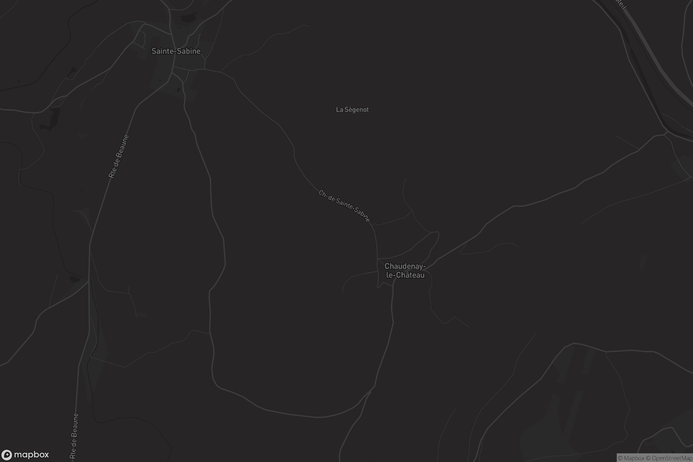 Carte de Chaudenay-le-Château