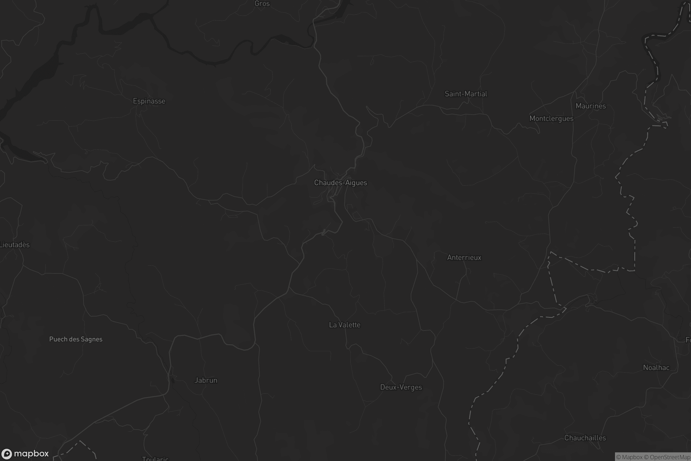 Carte de Chaudes-Aigues