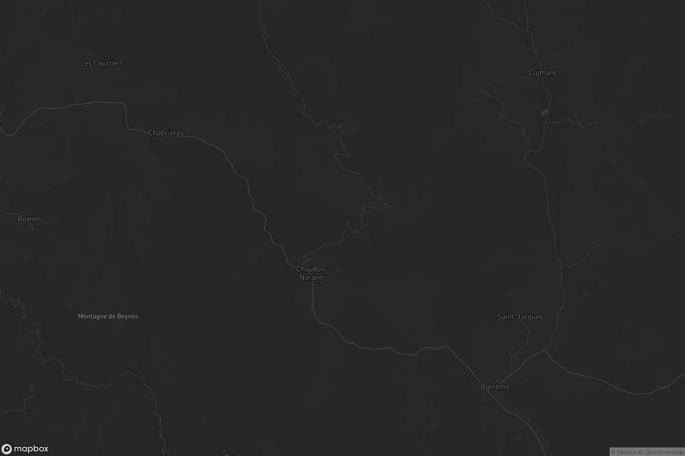 Carte de Chaudon-Norante