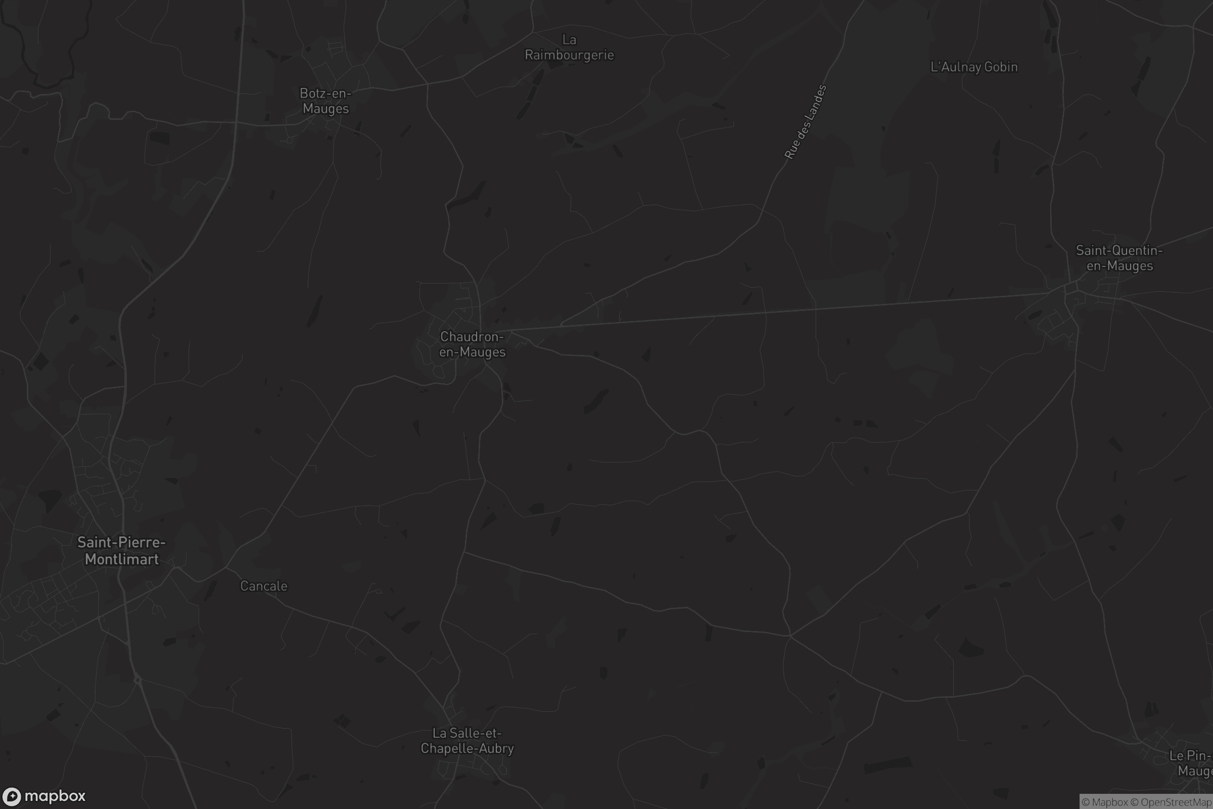 Carte de Chaudron-en-Mauges