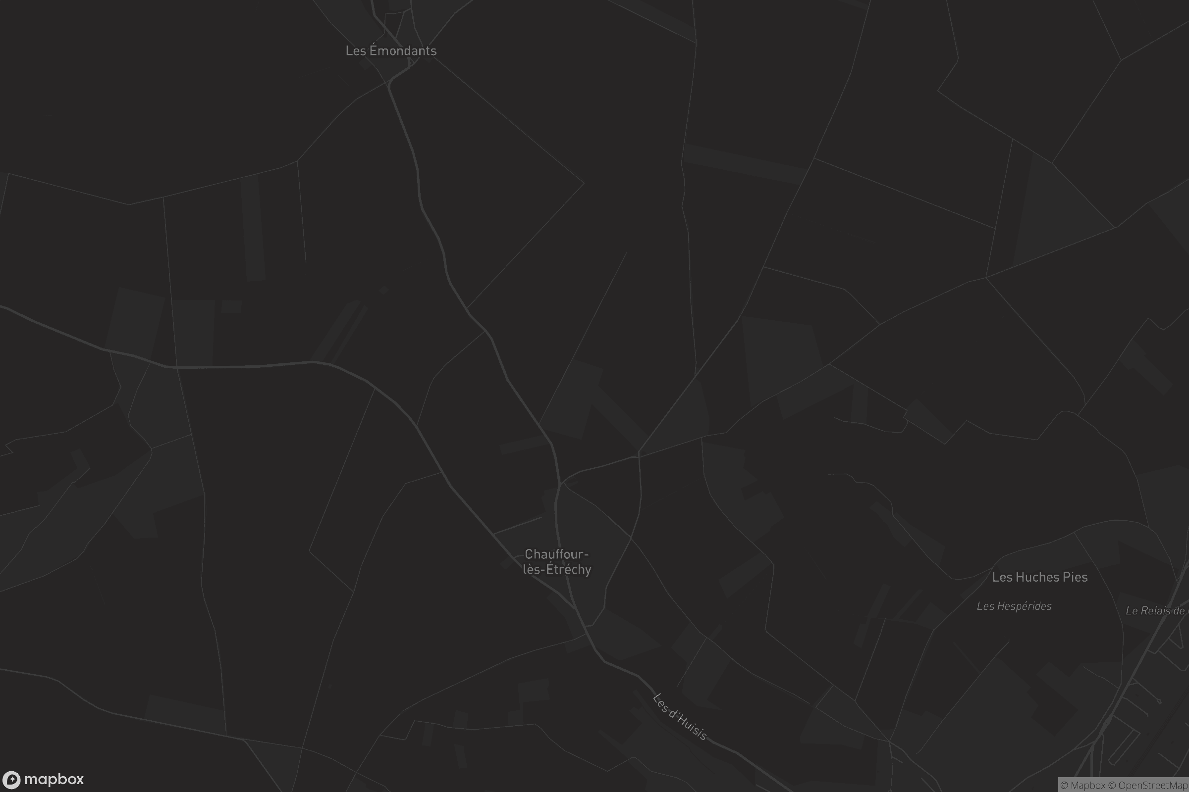 Carte de Chauffour-lès-Étréchy