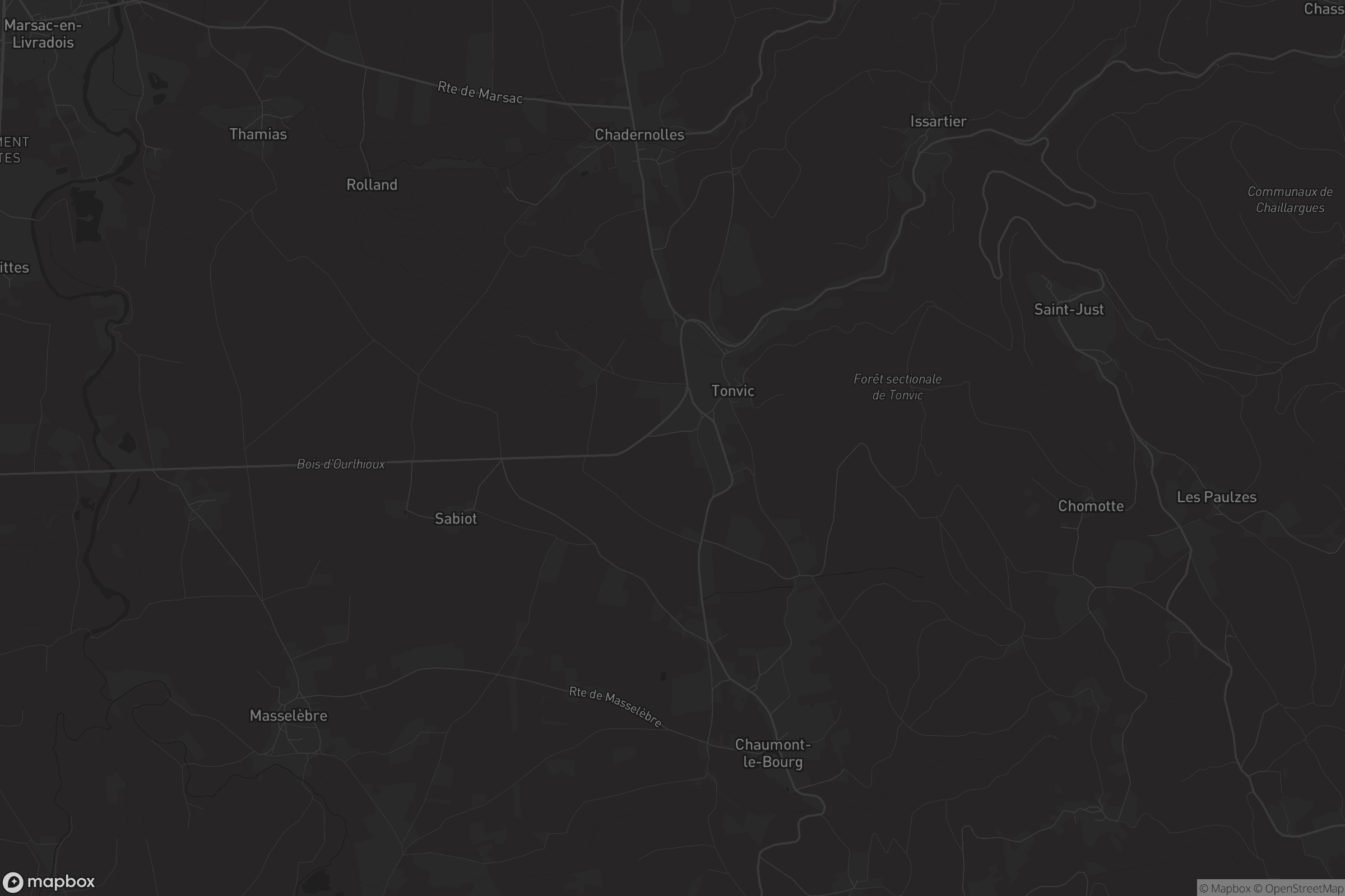 Carte de Chaumont-le-Bourg