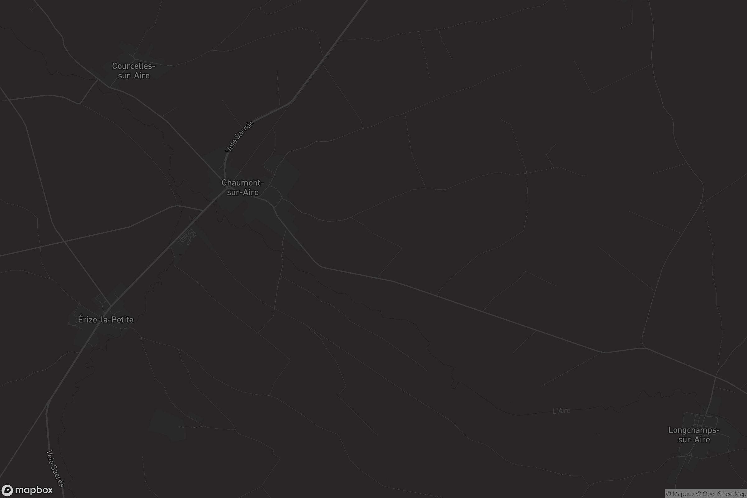 Carte de Chaumont-sur-Aire