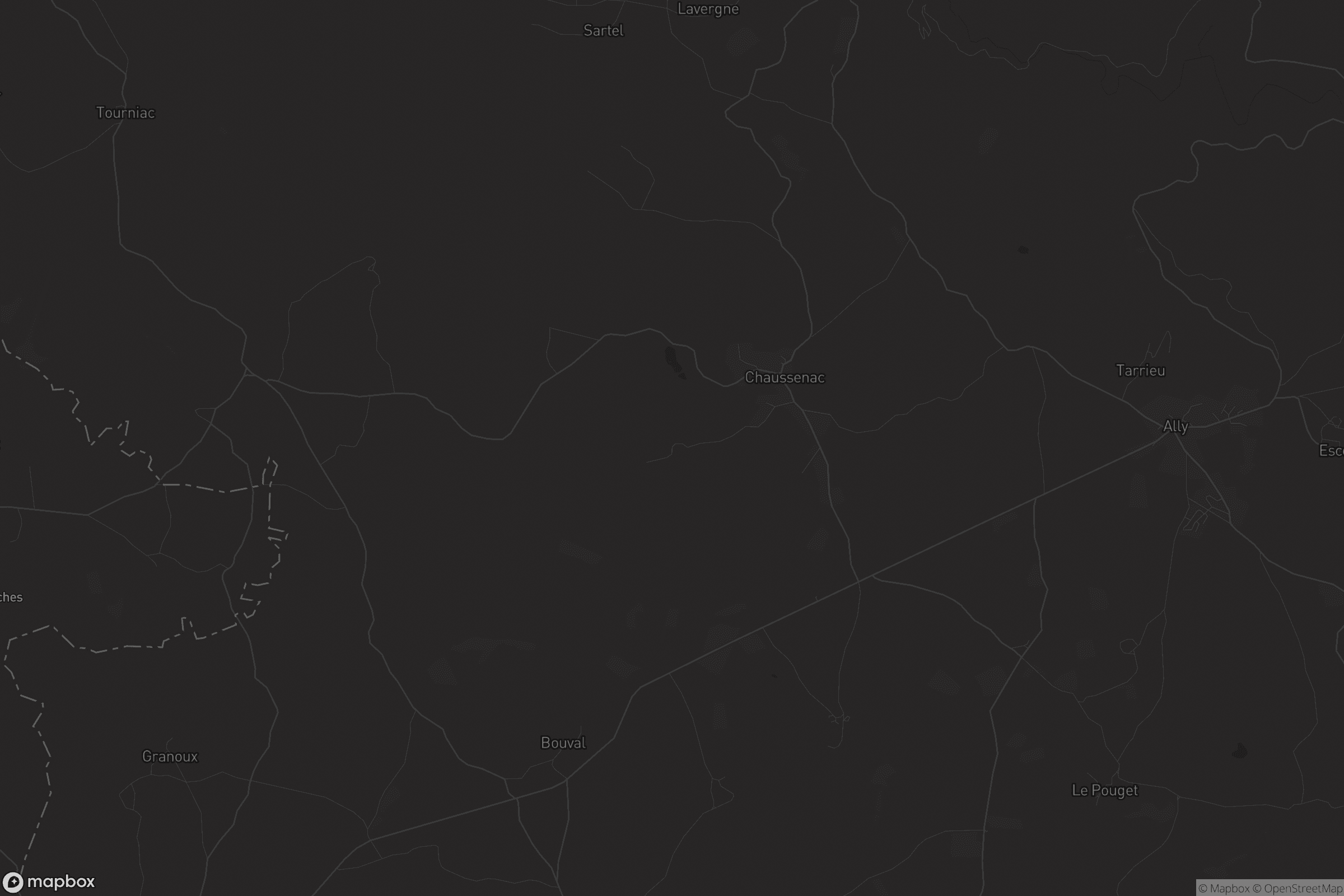 Carte de Chaussenac