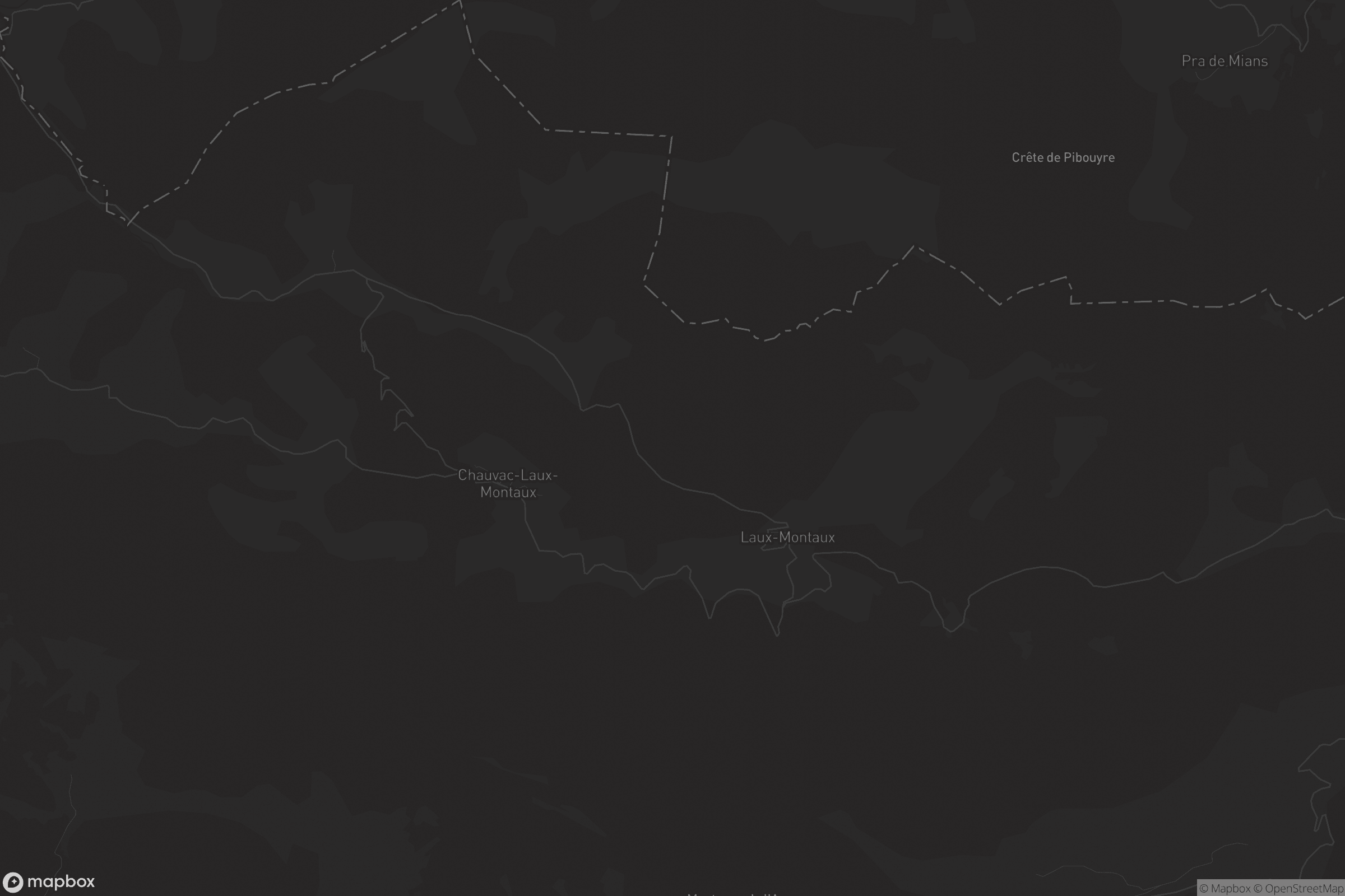 Carte de Chauvac-Laux-Montaux