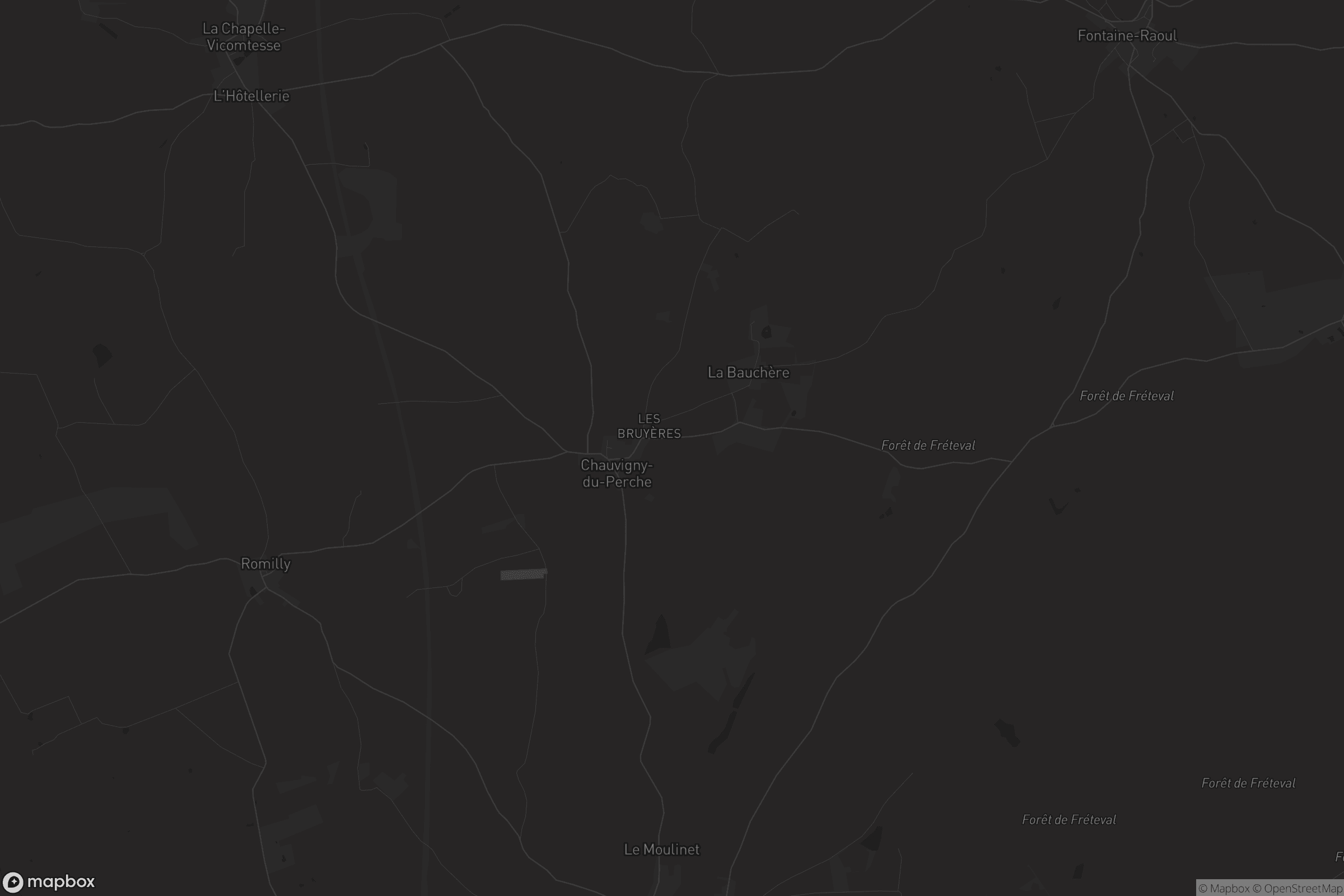 Carte de Chauvigny-du-Perche