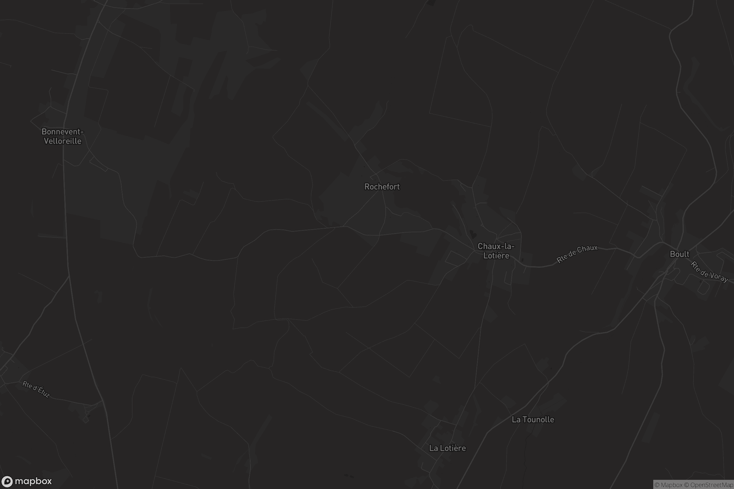 Carte de Chaux-la-Lotière