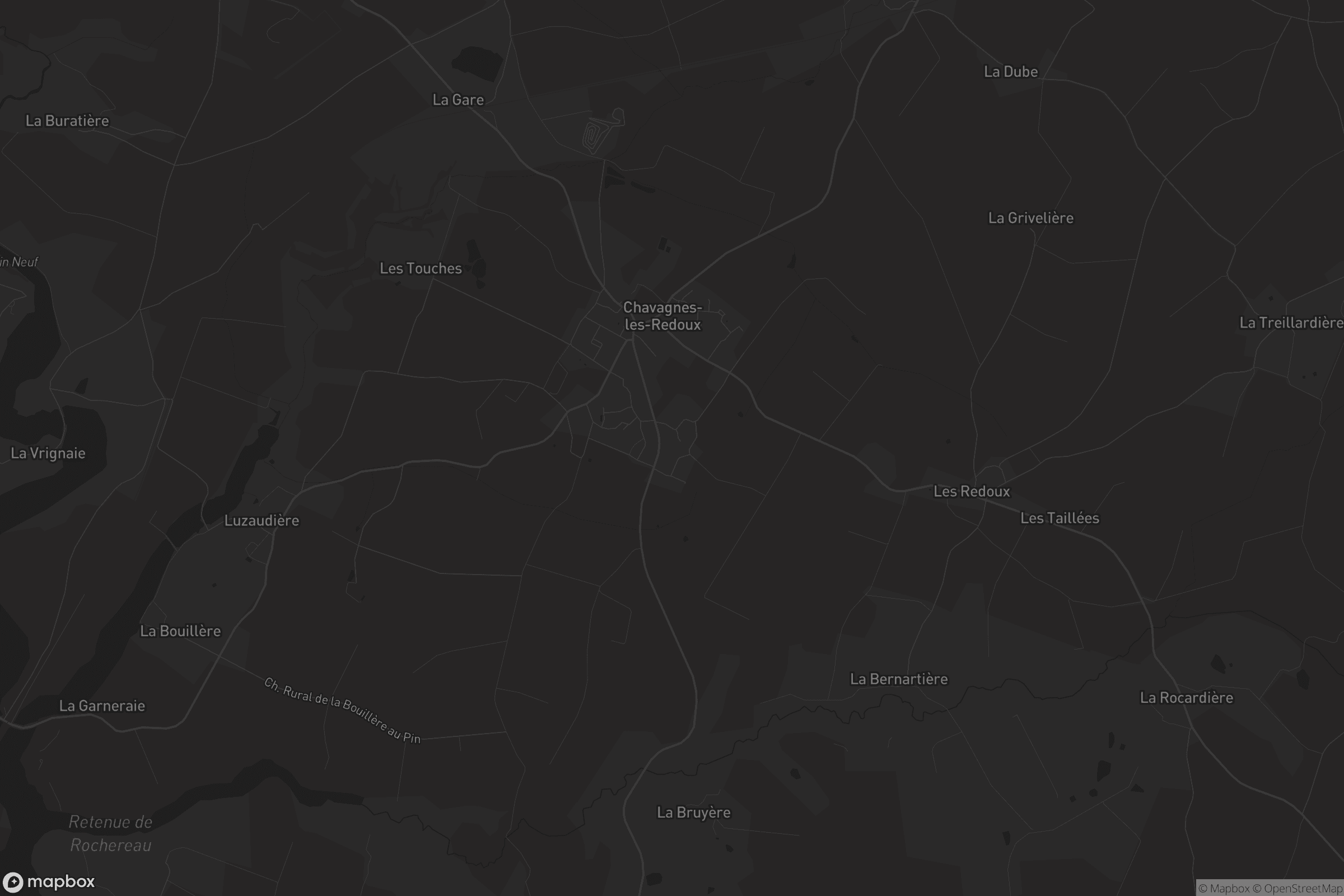 Carte de Chavagnes-les-Redoux