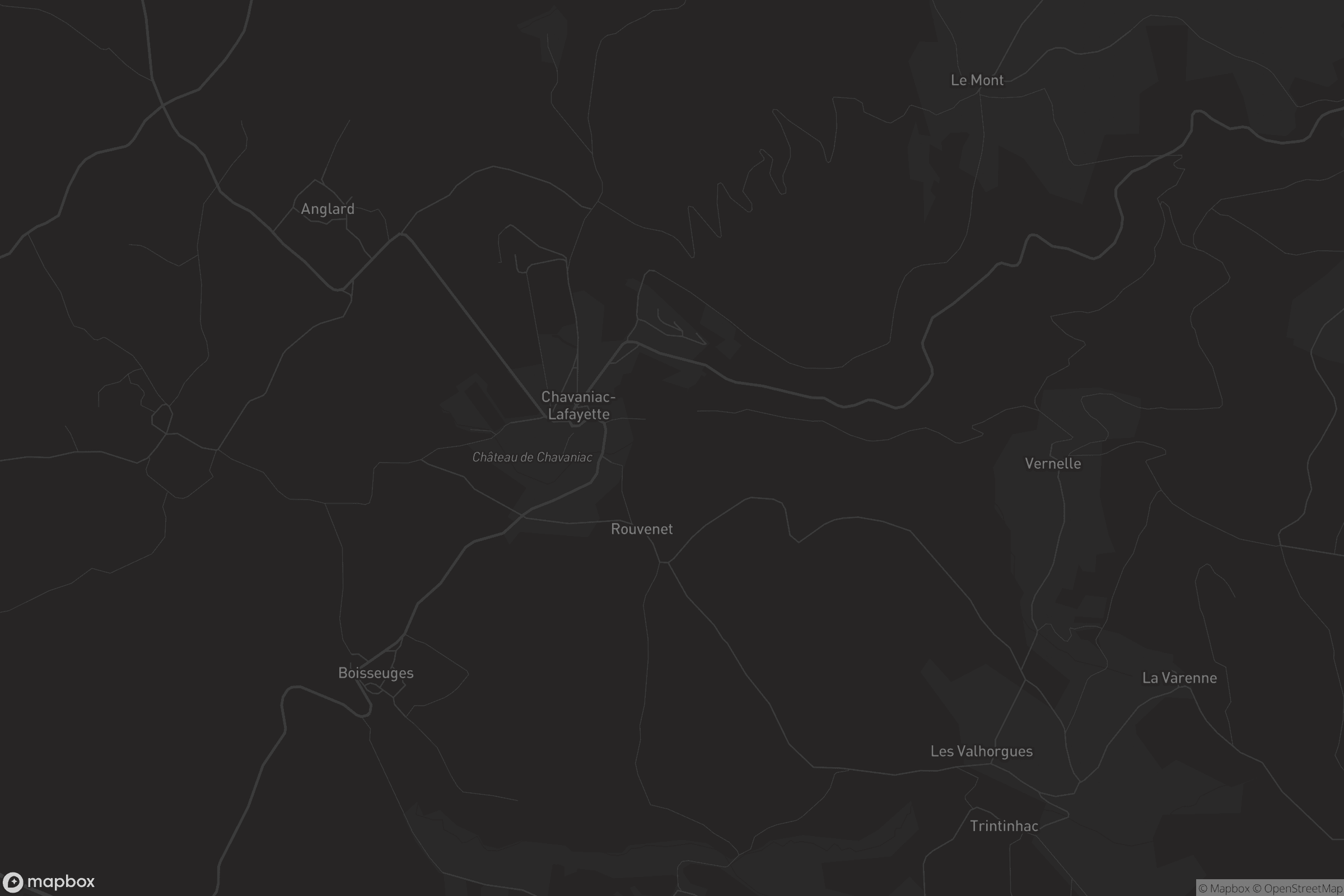 Carte de Chavaniac-Lafayette