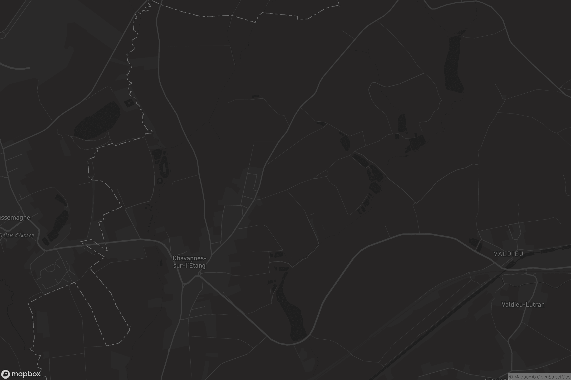 Carte de Chavannes-sur-l'Étang