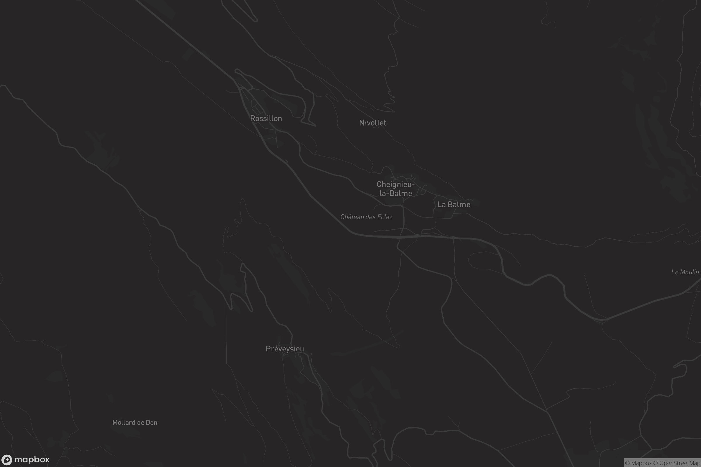 Carte de Cheignieu-la-Balme