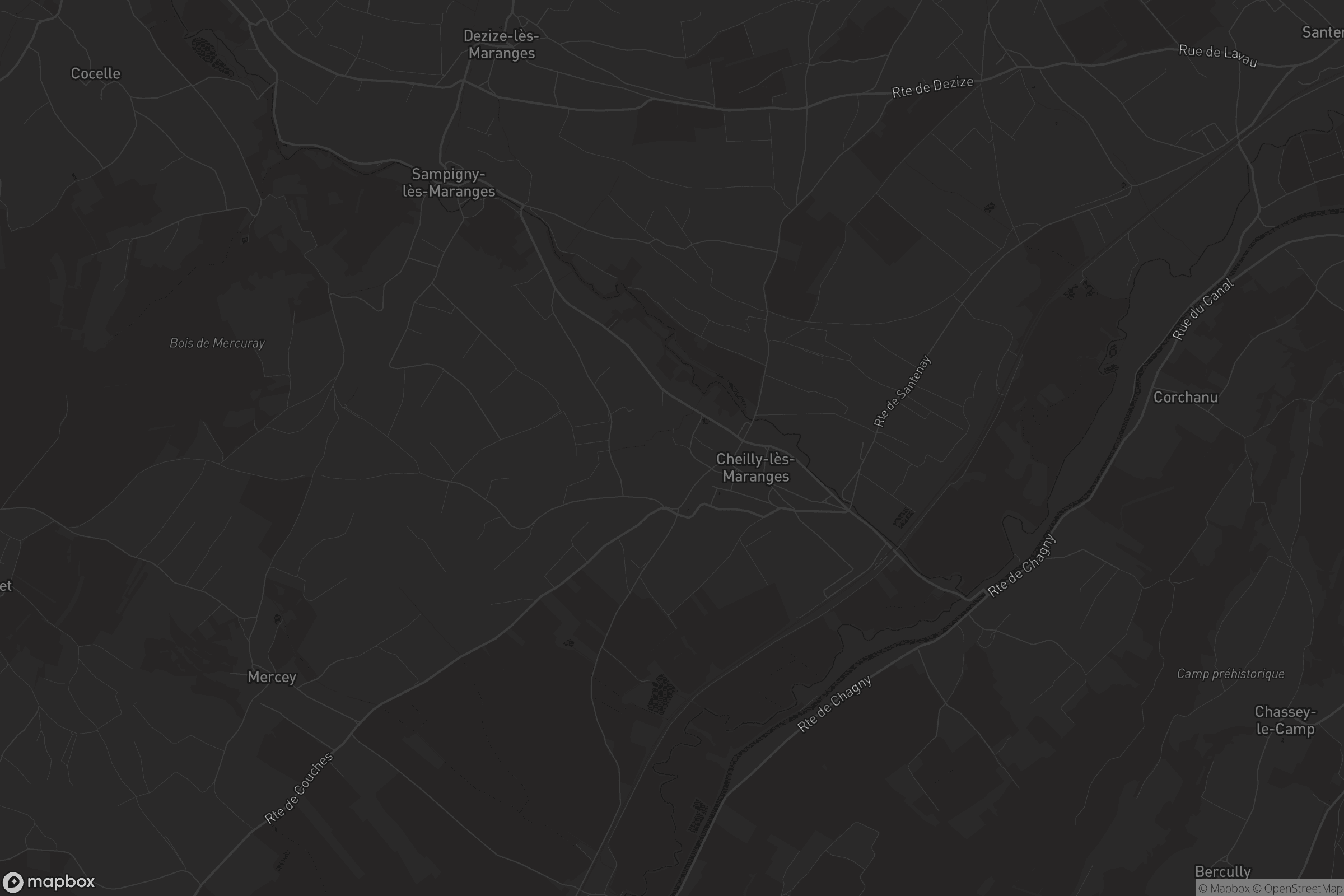 Carte de Cheilly-lès-Maranges