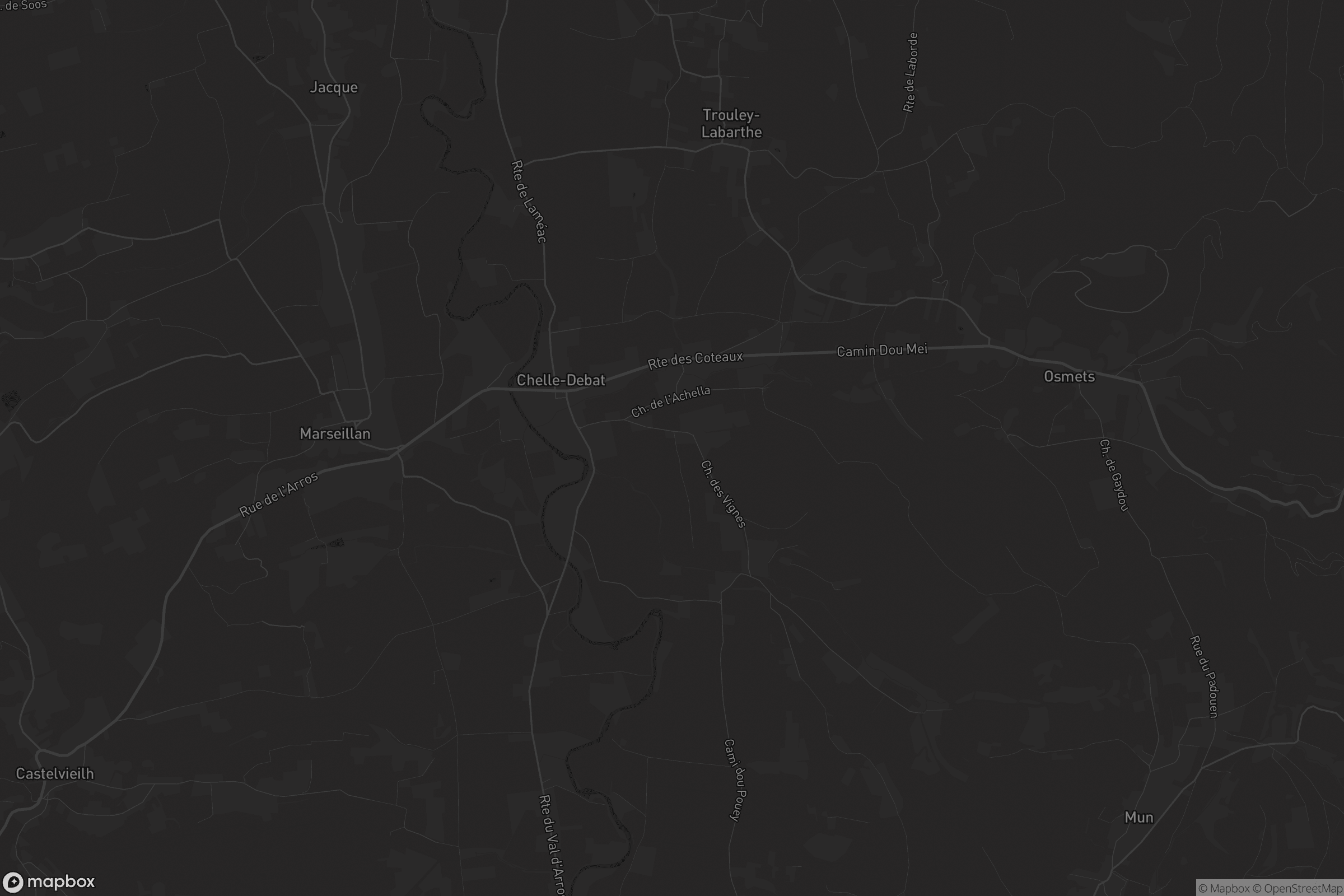 Carte de Chelle-Debat