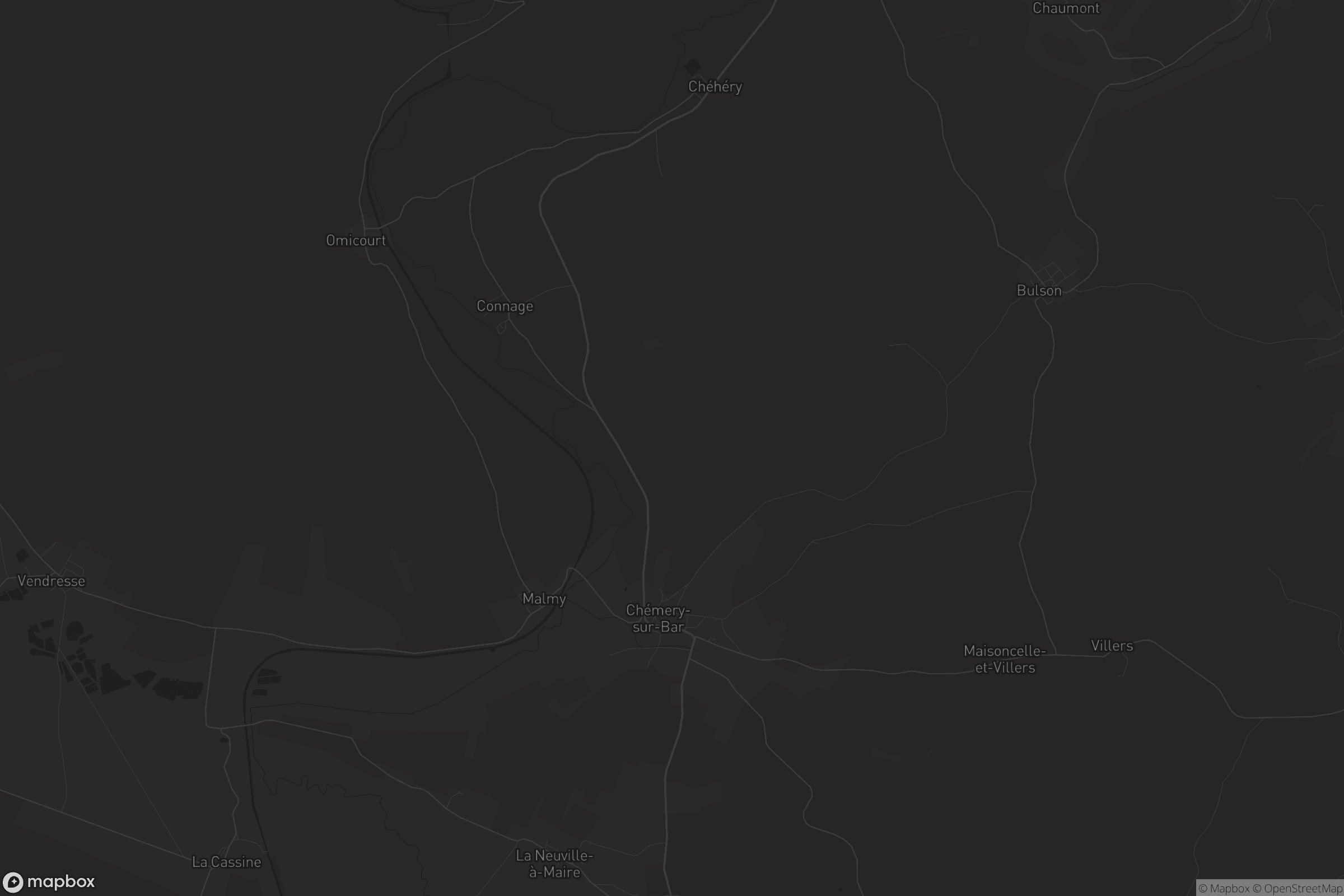 Carte de Chémery-Chéhéry