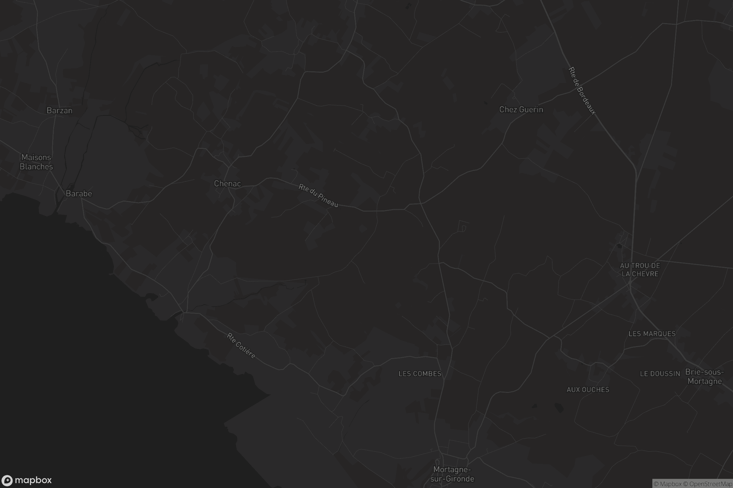 Carte de Chenac-Saint-Seurin-d'Uzet