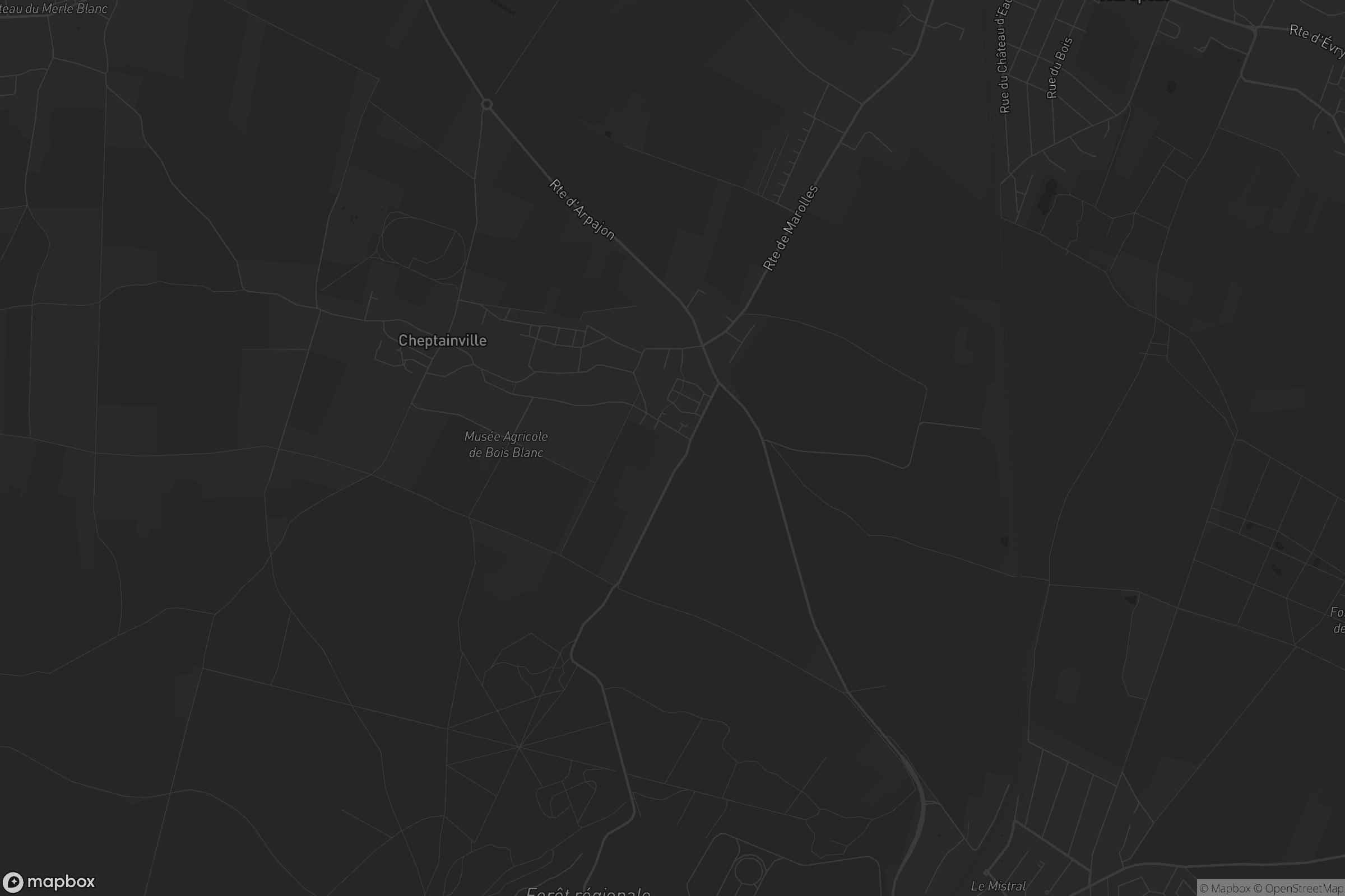 Carte de Cheptainville