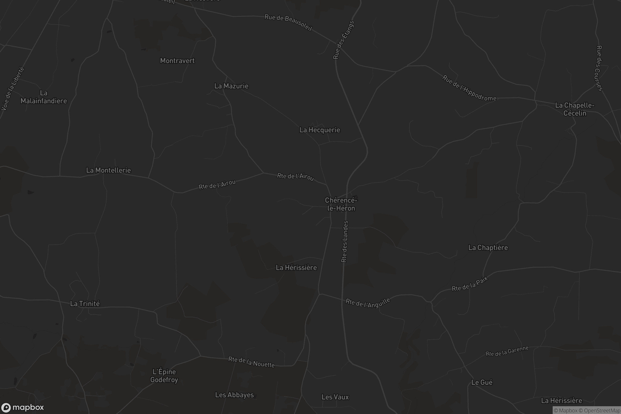 Carte de Chérencé-le-Héron