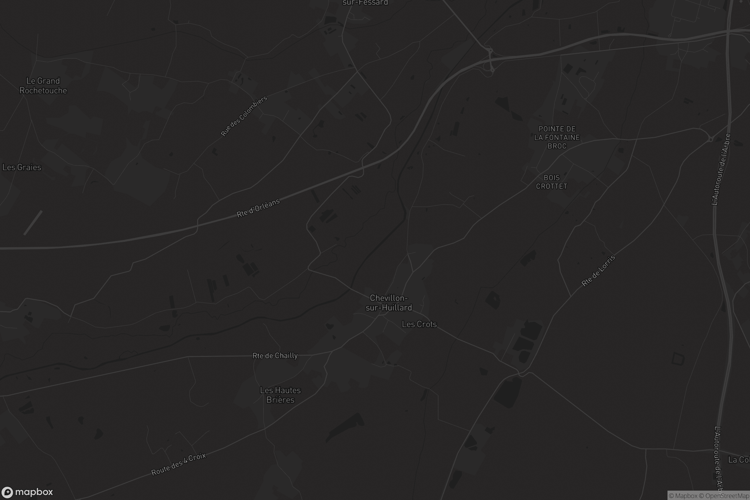 Carte de Chevillon-sur-Huillard