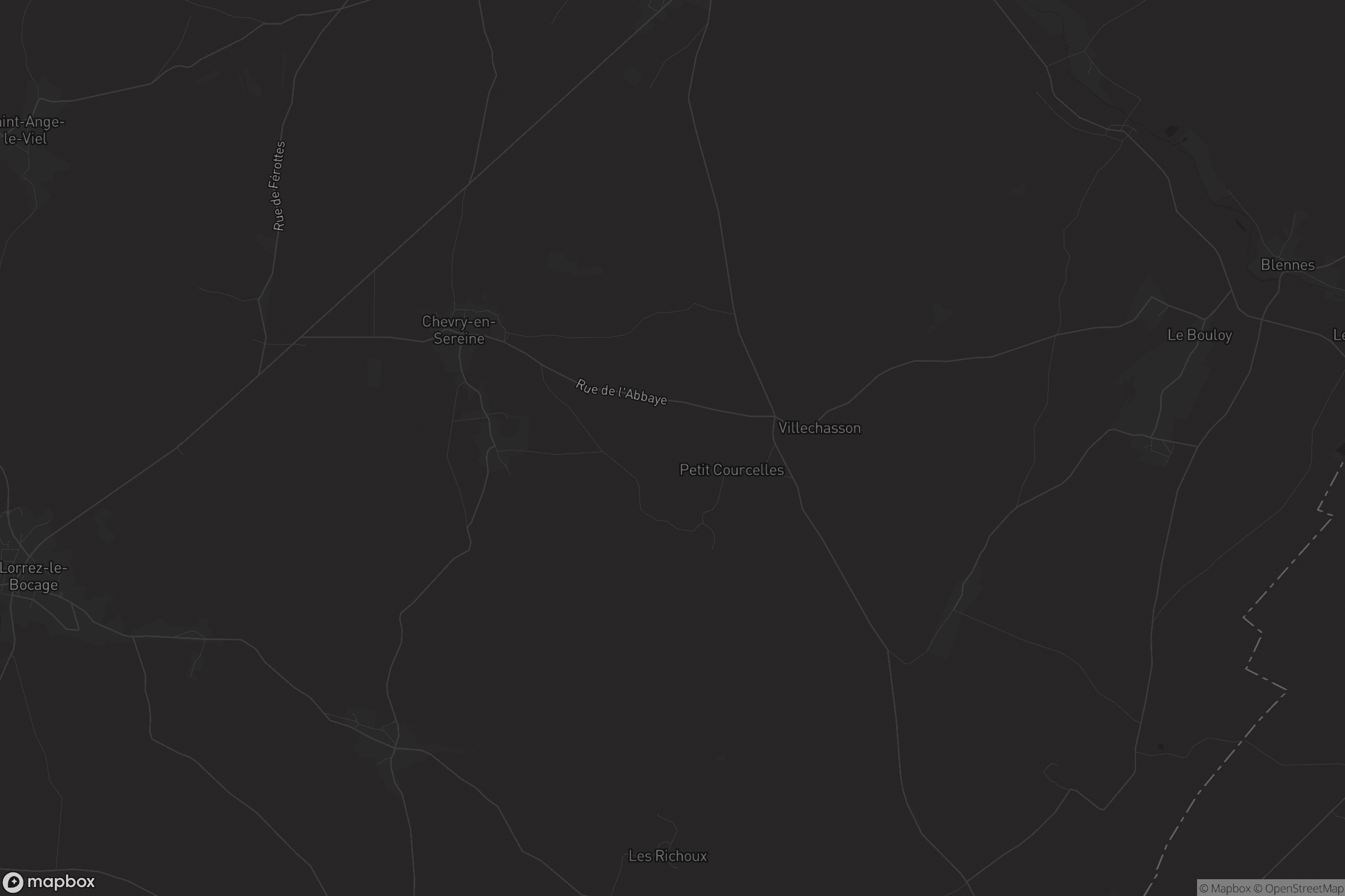 Carte de Chevry-en-Sereine