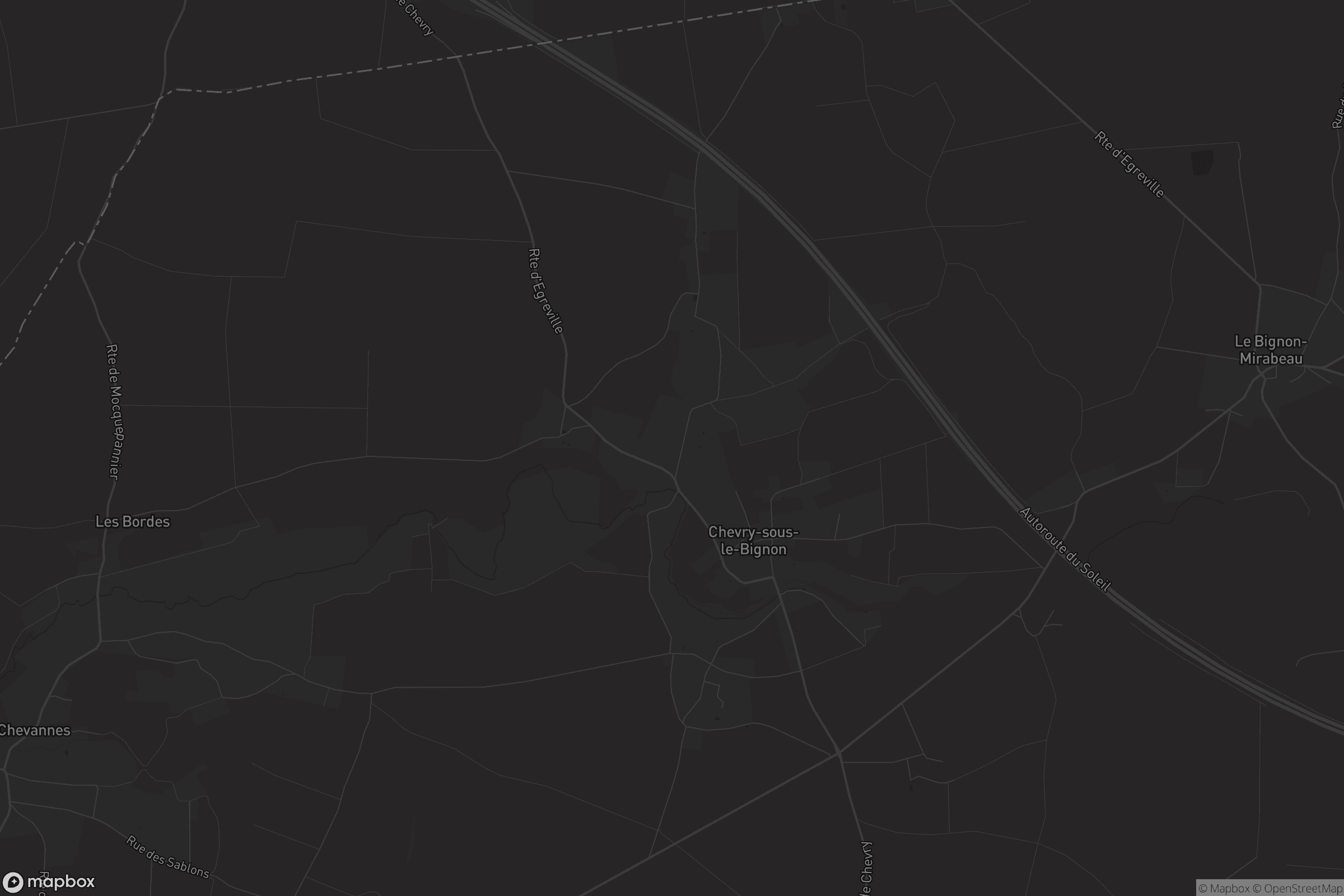 Carte de Chevry-sous-le-Bignon