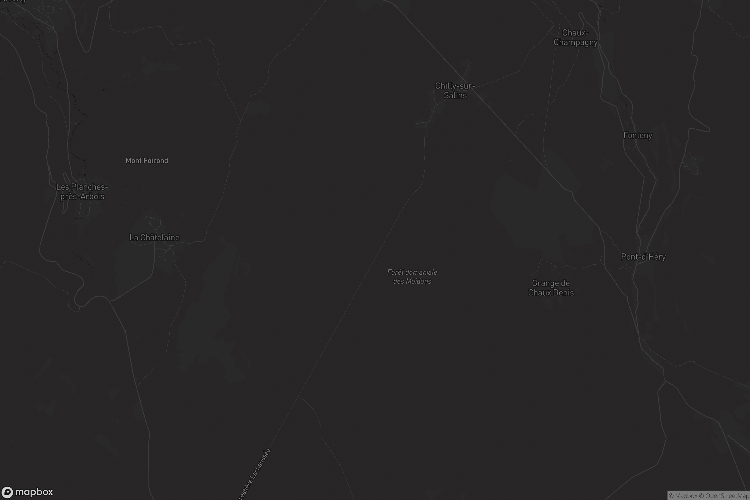 Carte de Chilly-sur-Salins