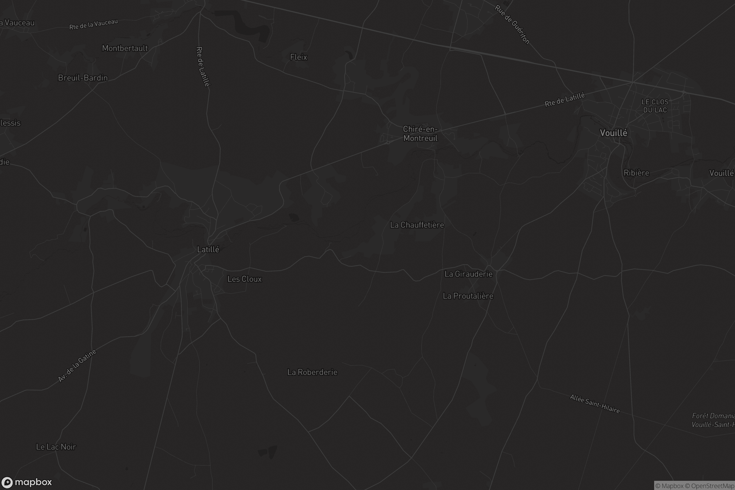 Carte de Chiré-en-Montreuil