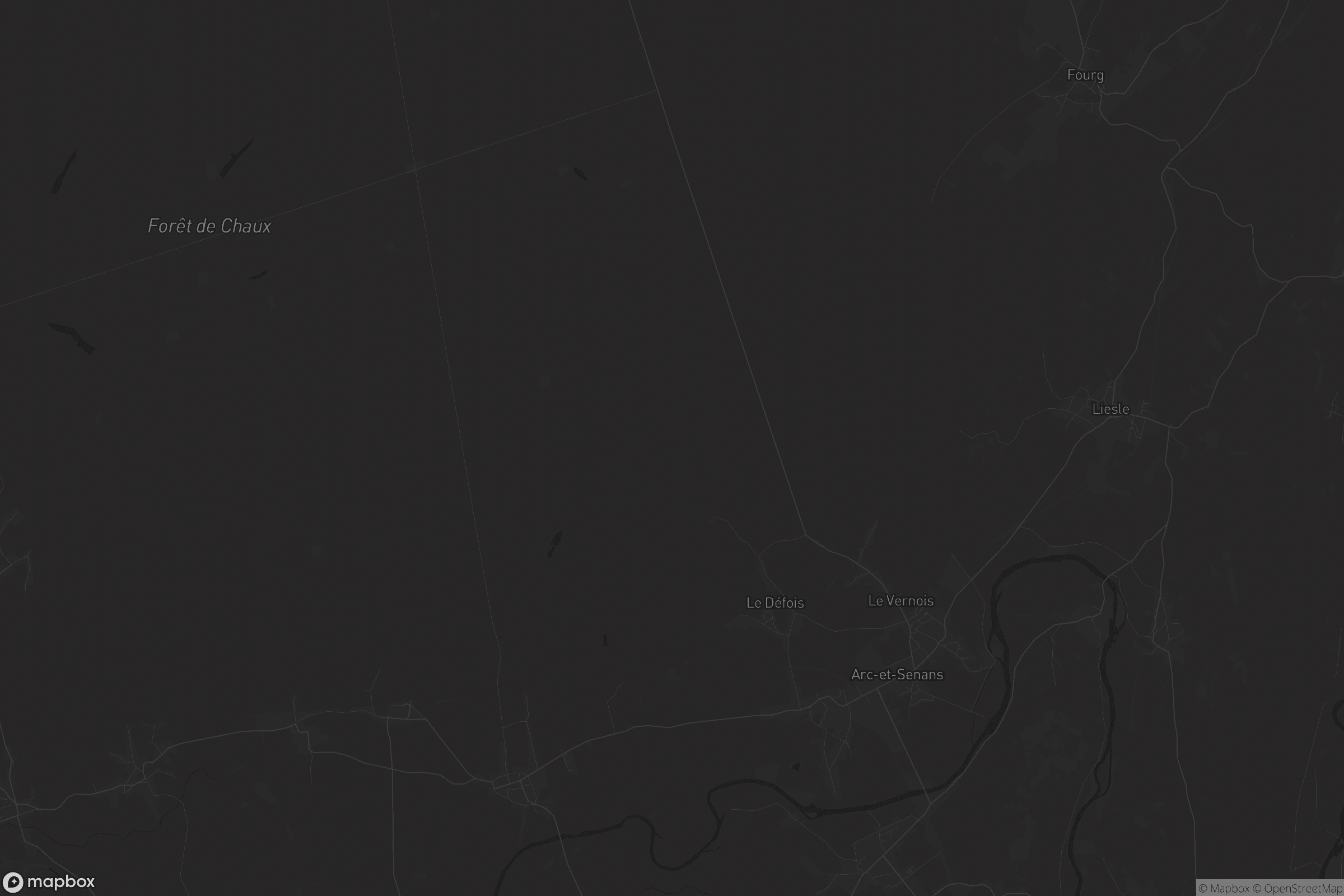 Carte de Chissey-sur-Loue