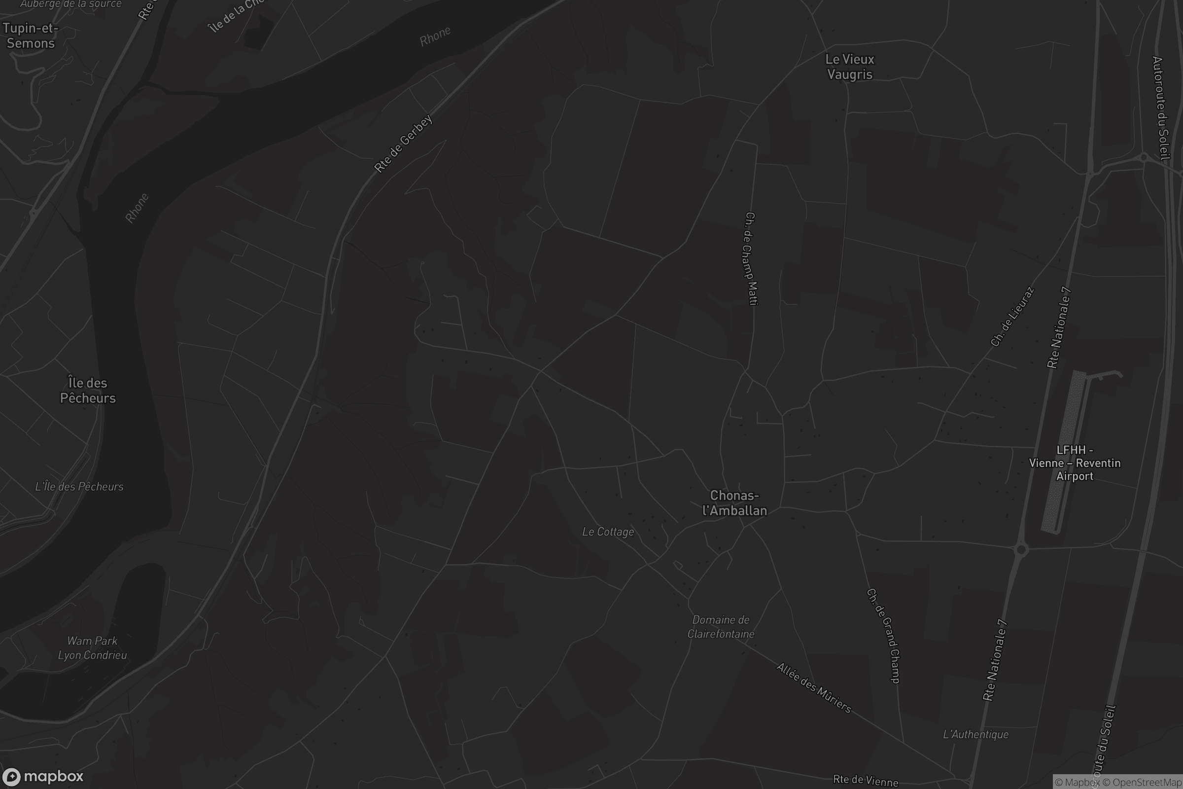 Carte de Chonas-l'Amballan