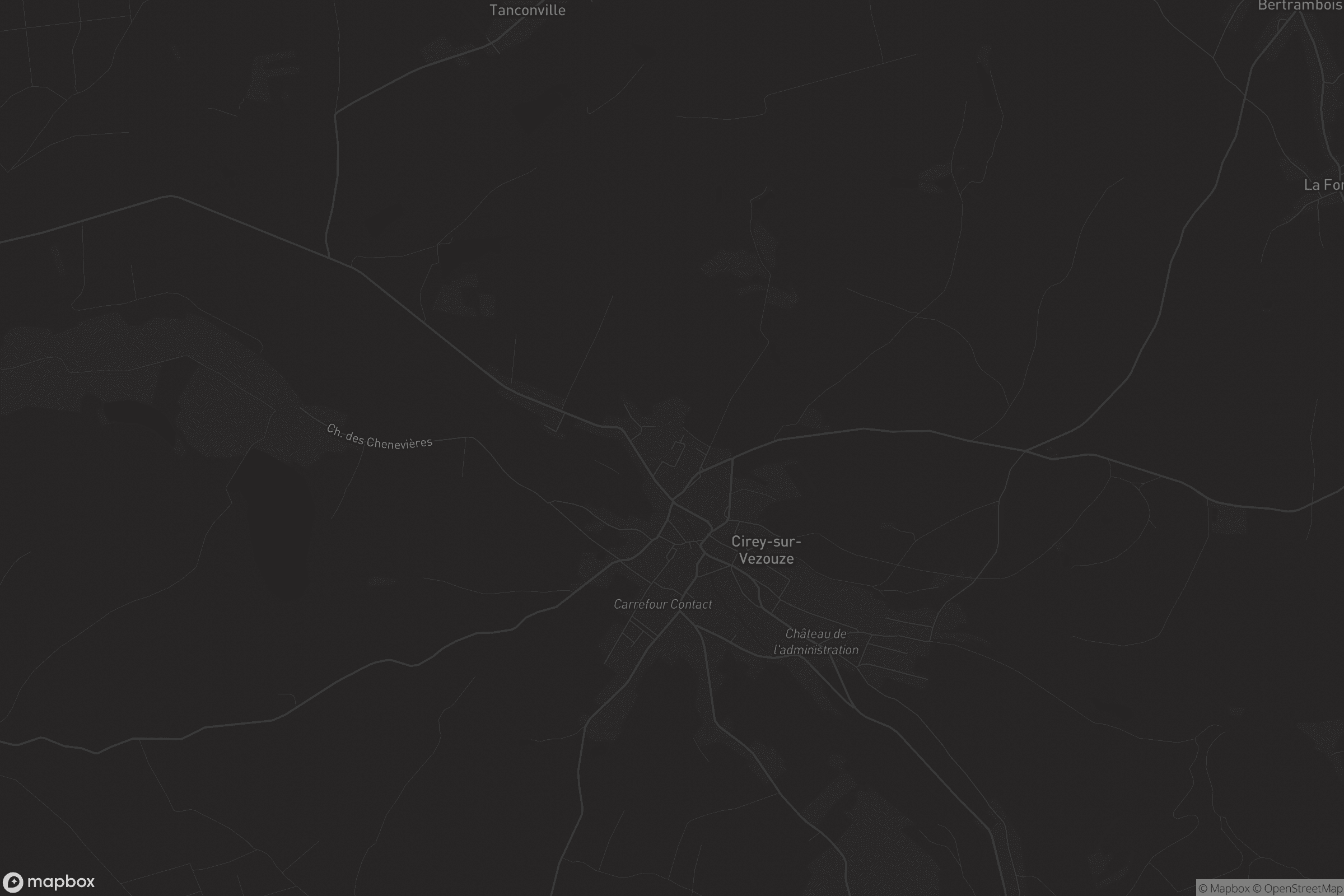 Carte de Cirey-sur-Vezouze