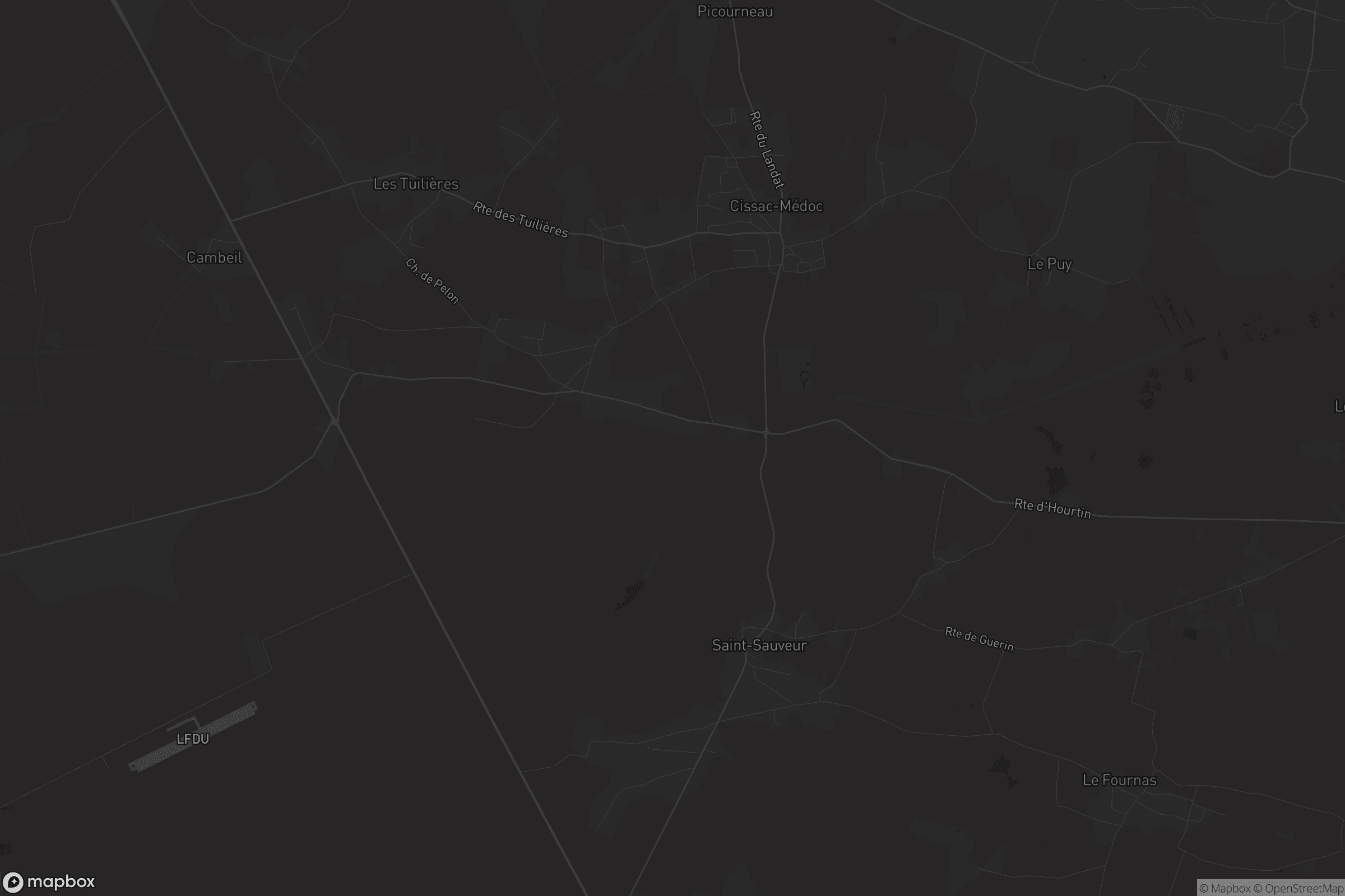 Carte de Cissac-Médoc