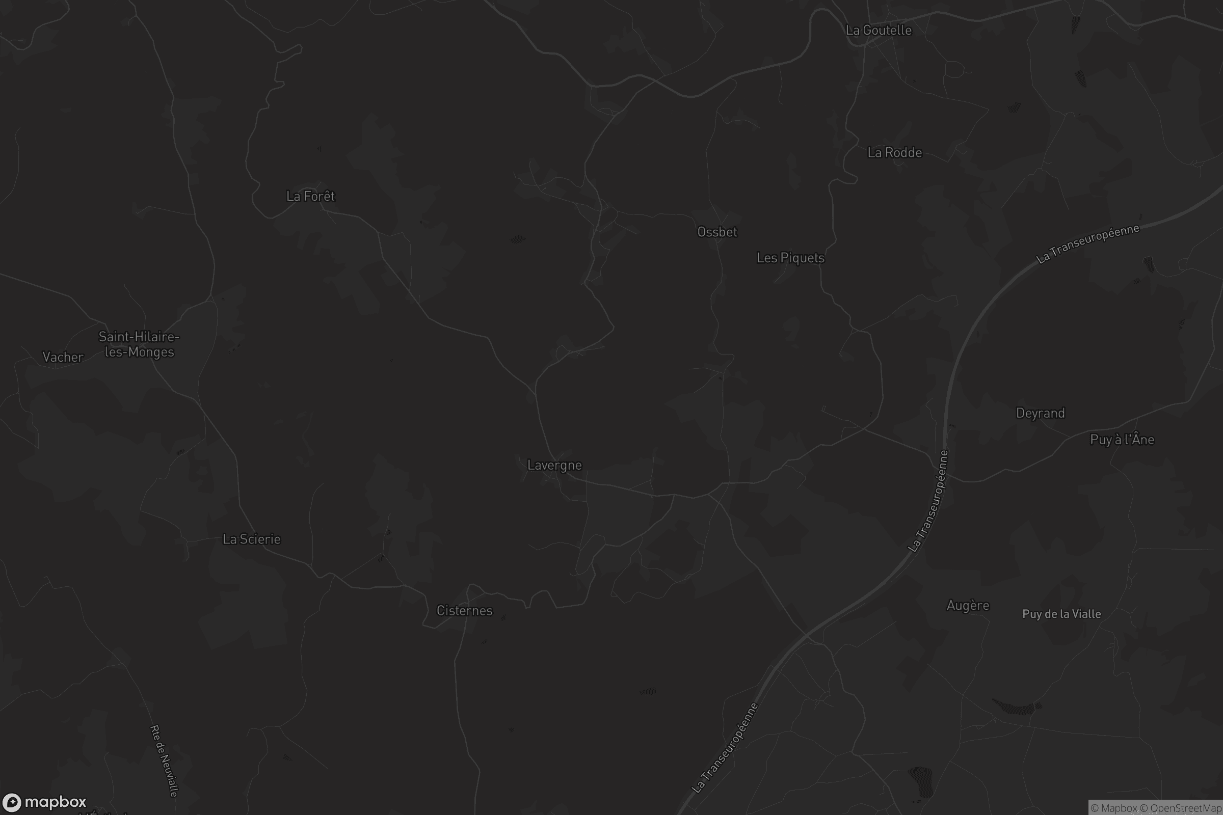 Carte de Cisternes-la-Forêt