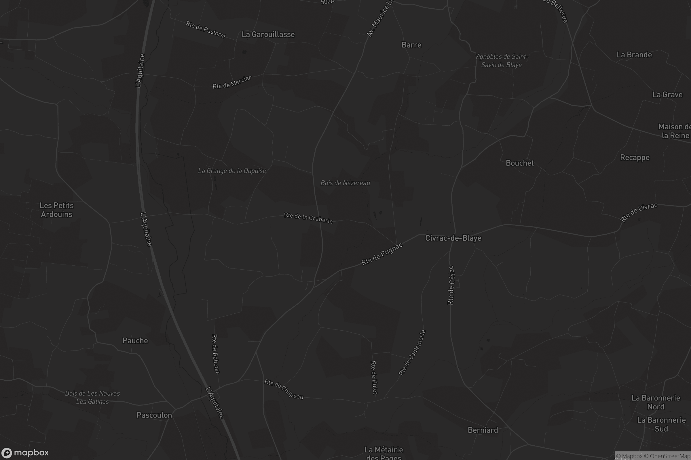 Carte de Civrac-de-Blaye