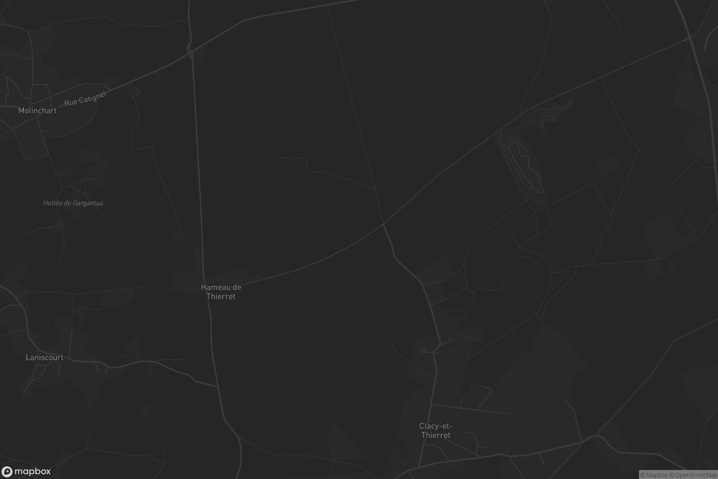 Carte de Clacy-et-Thierret