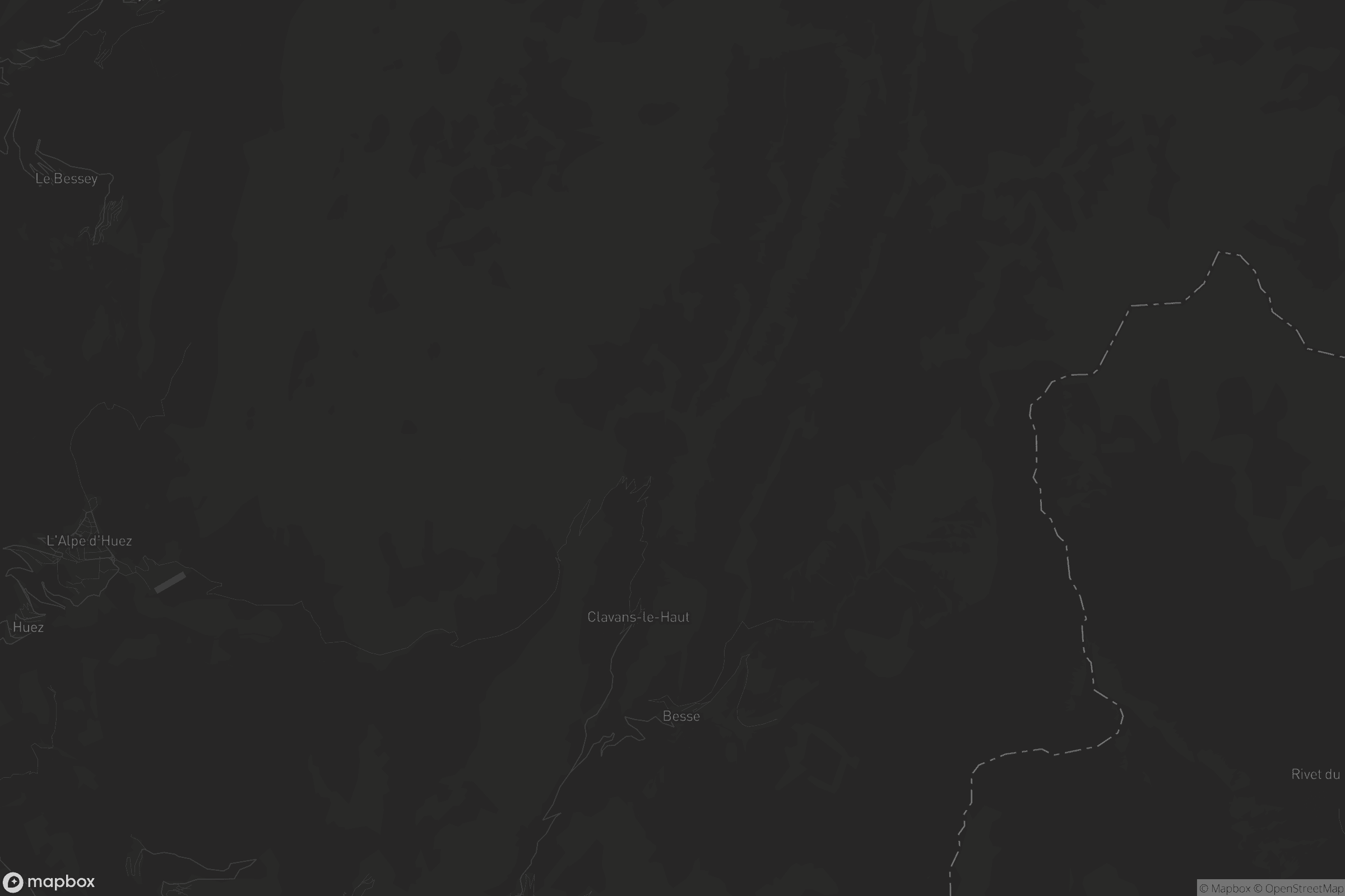 Carte de Clavans-en-Haut-Oisans