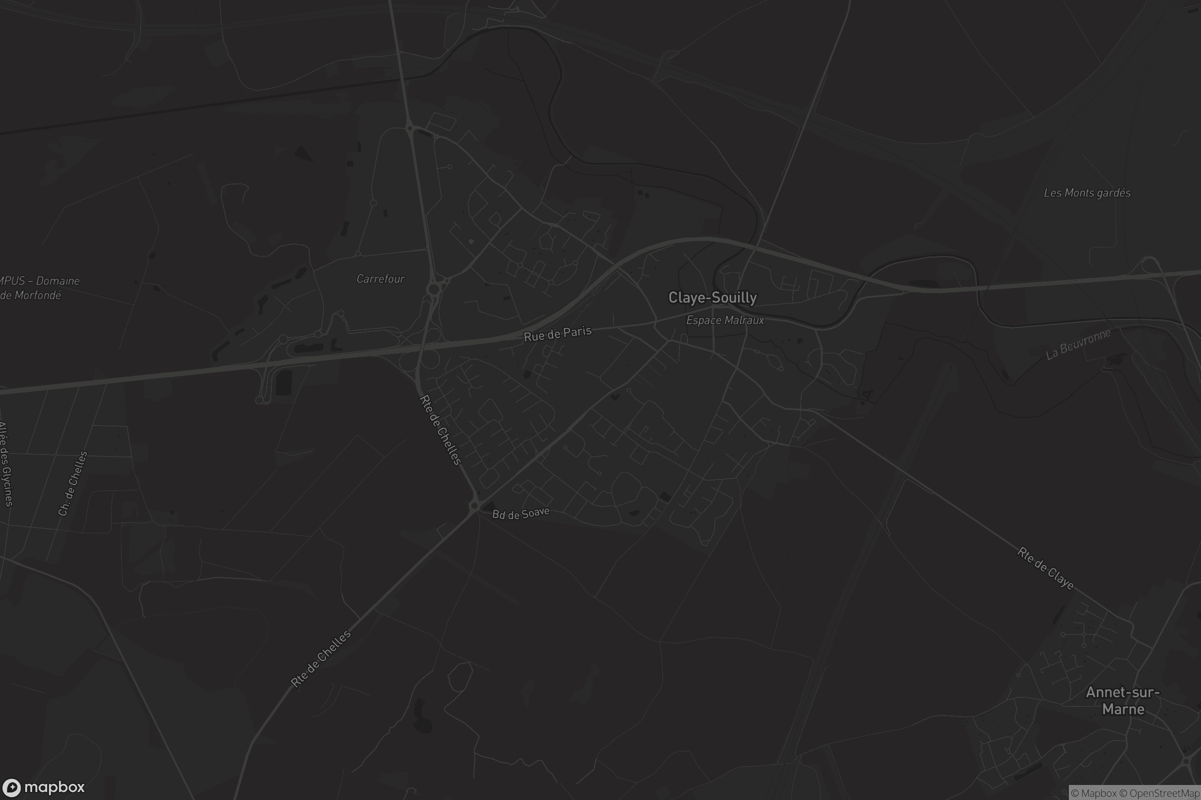 Carte de Claye-Souilly