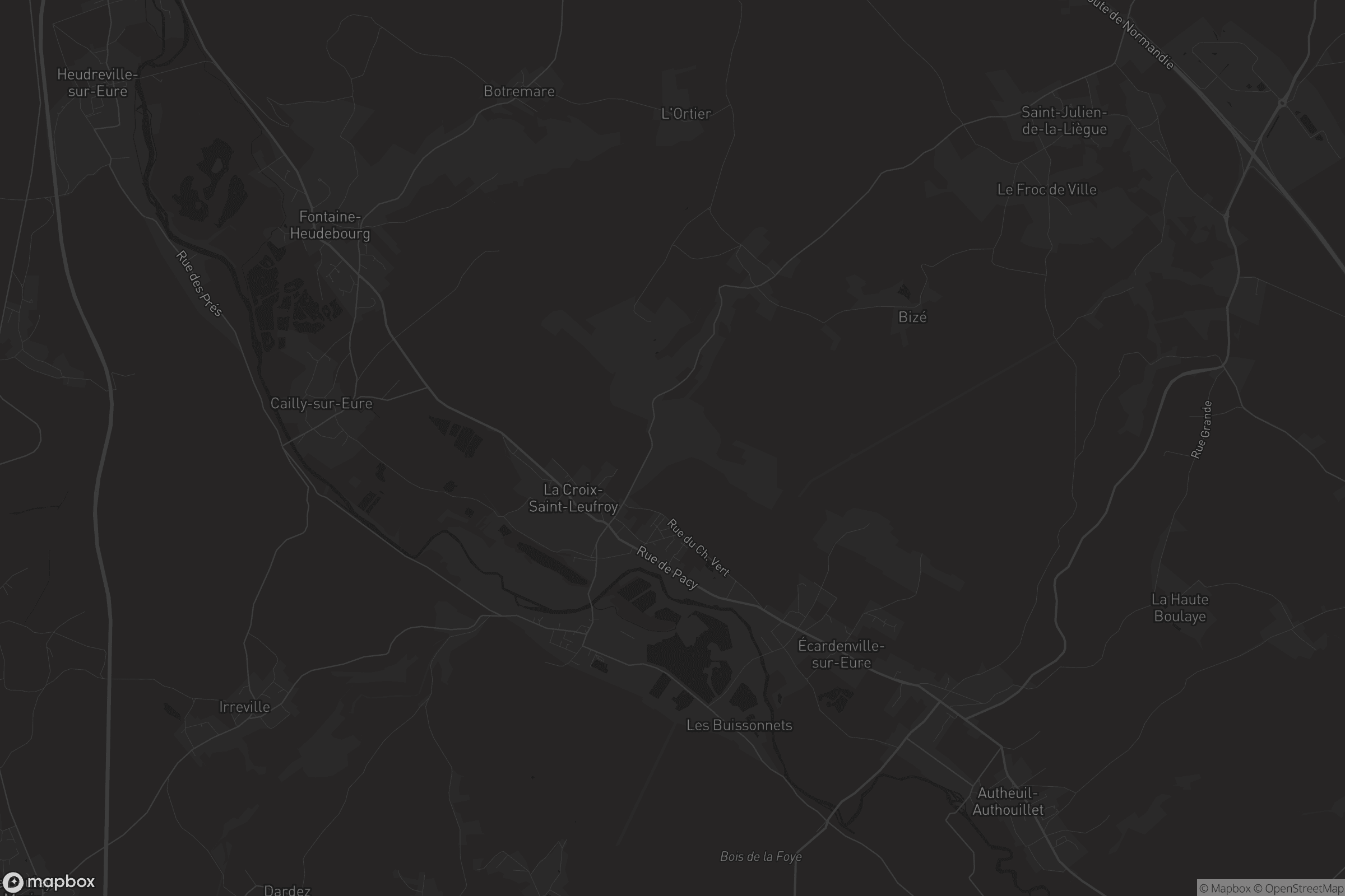 Carte de Clef-Vallée-d'Eure