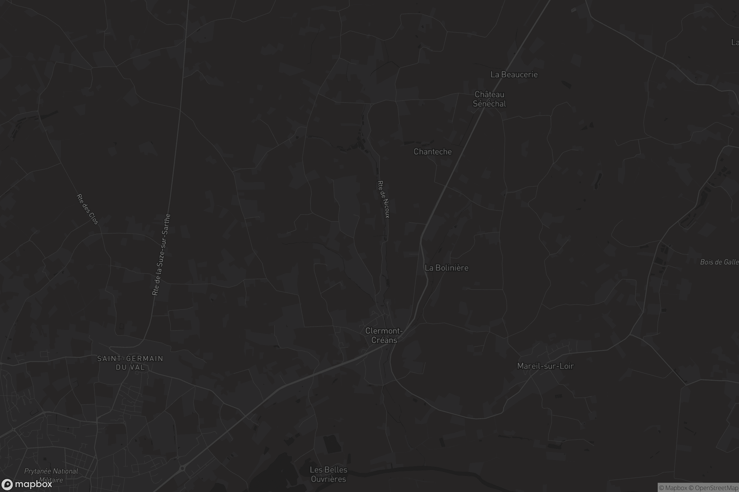 Carte de Clermont-Créans