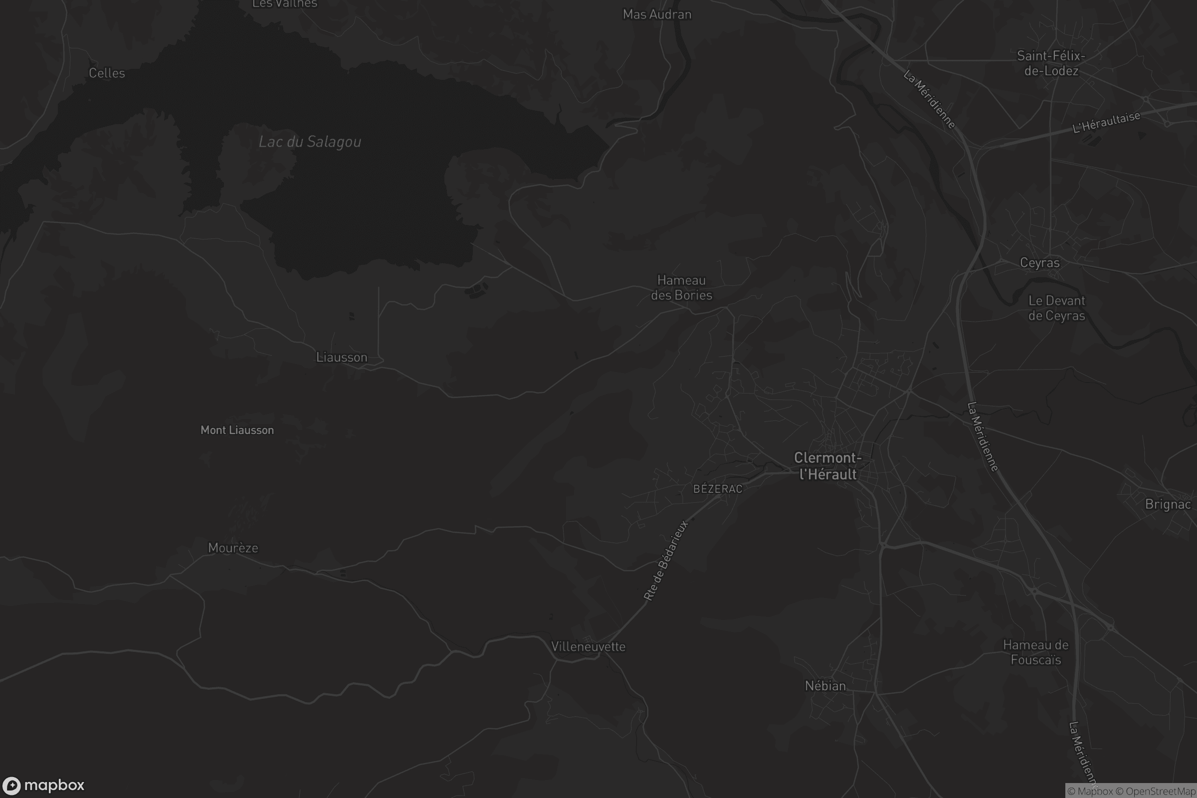 Carte de Clermont-l'Hérault