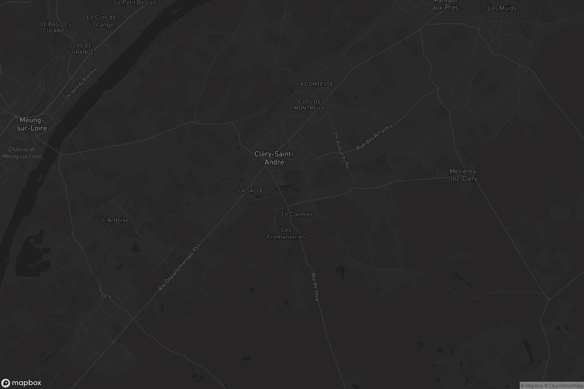 Carte de Cléry-Saint-André