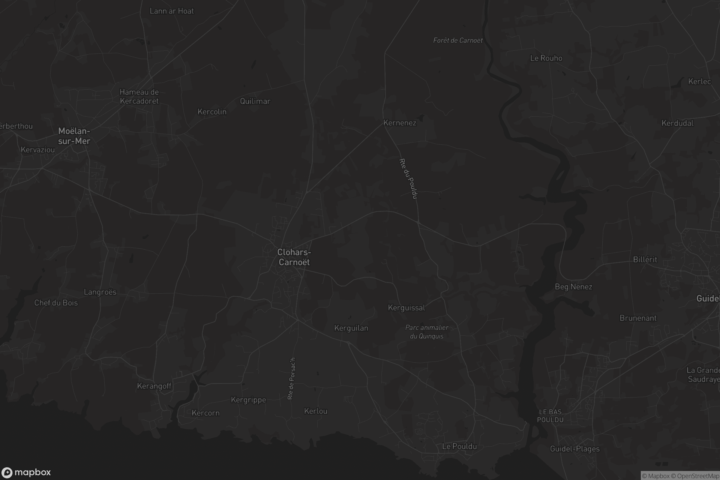 Carte de Clohars-Carnoët