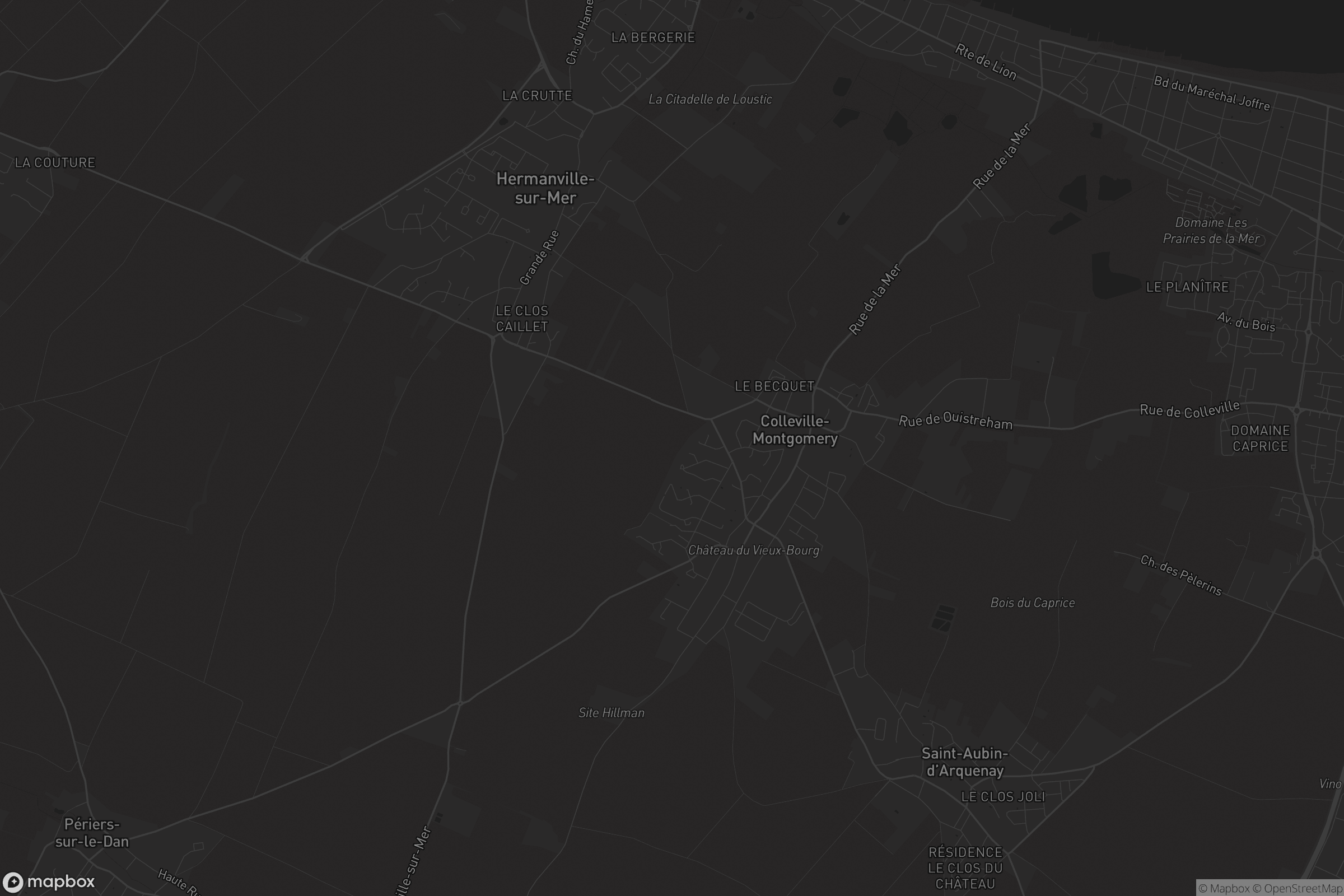 Carte de Colleville-Montgomery