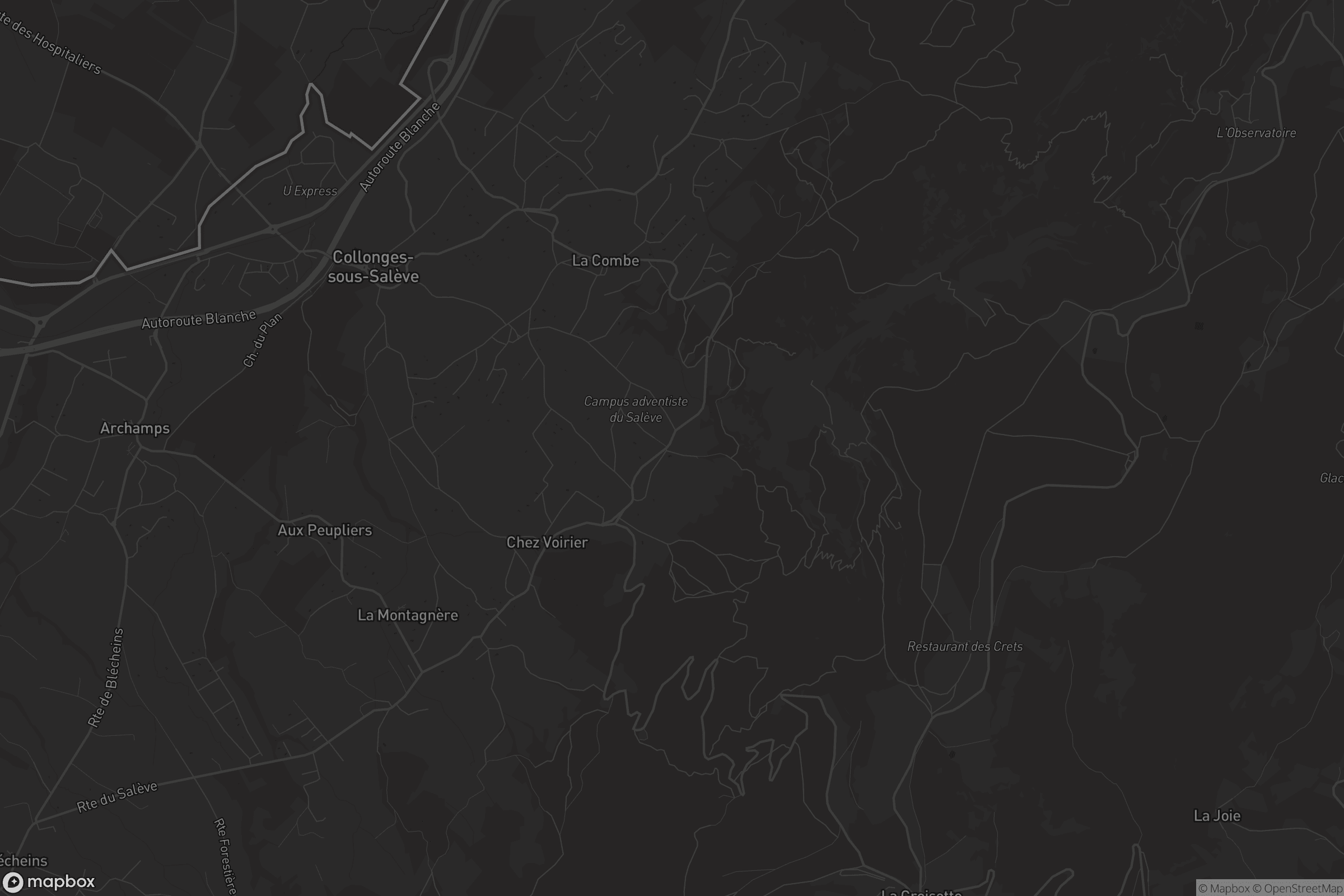 Carte de Collonges-sous-Salève