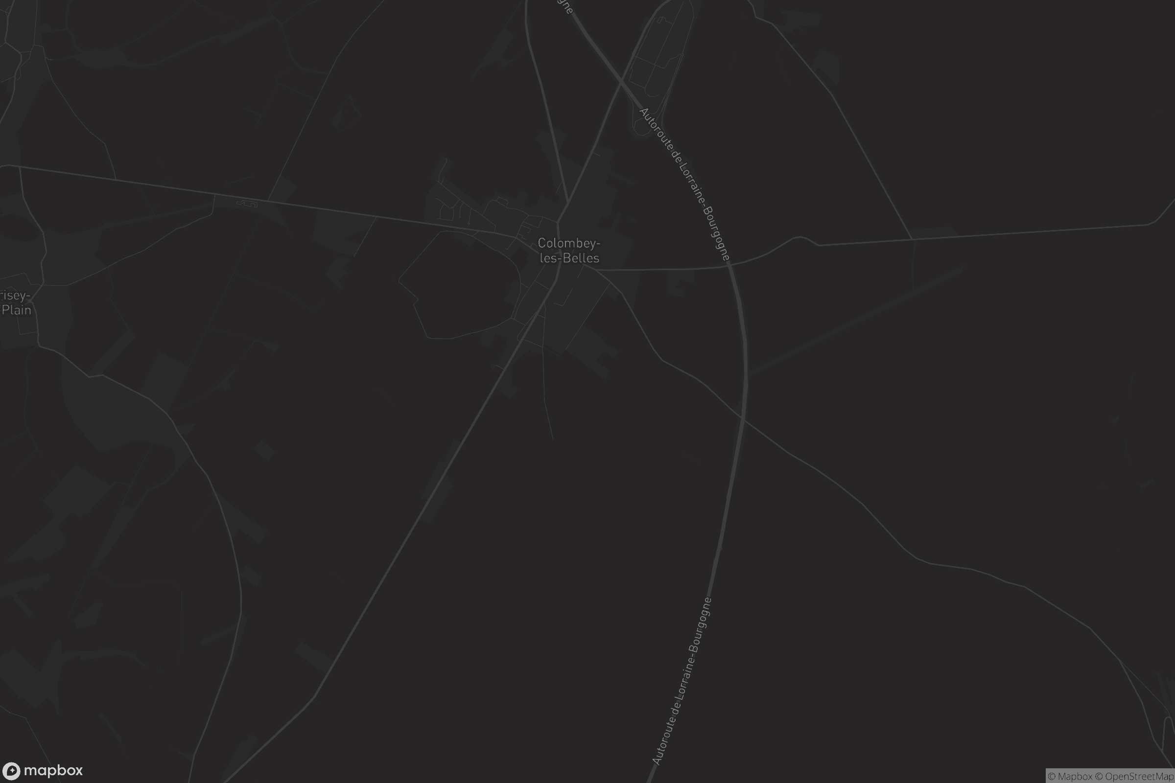 Carte de Colombey-les-Belles