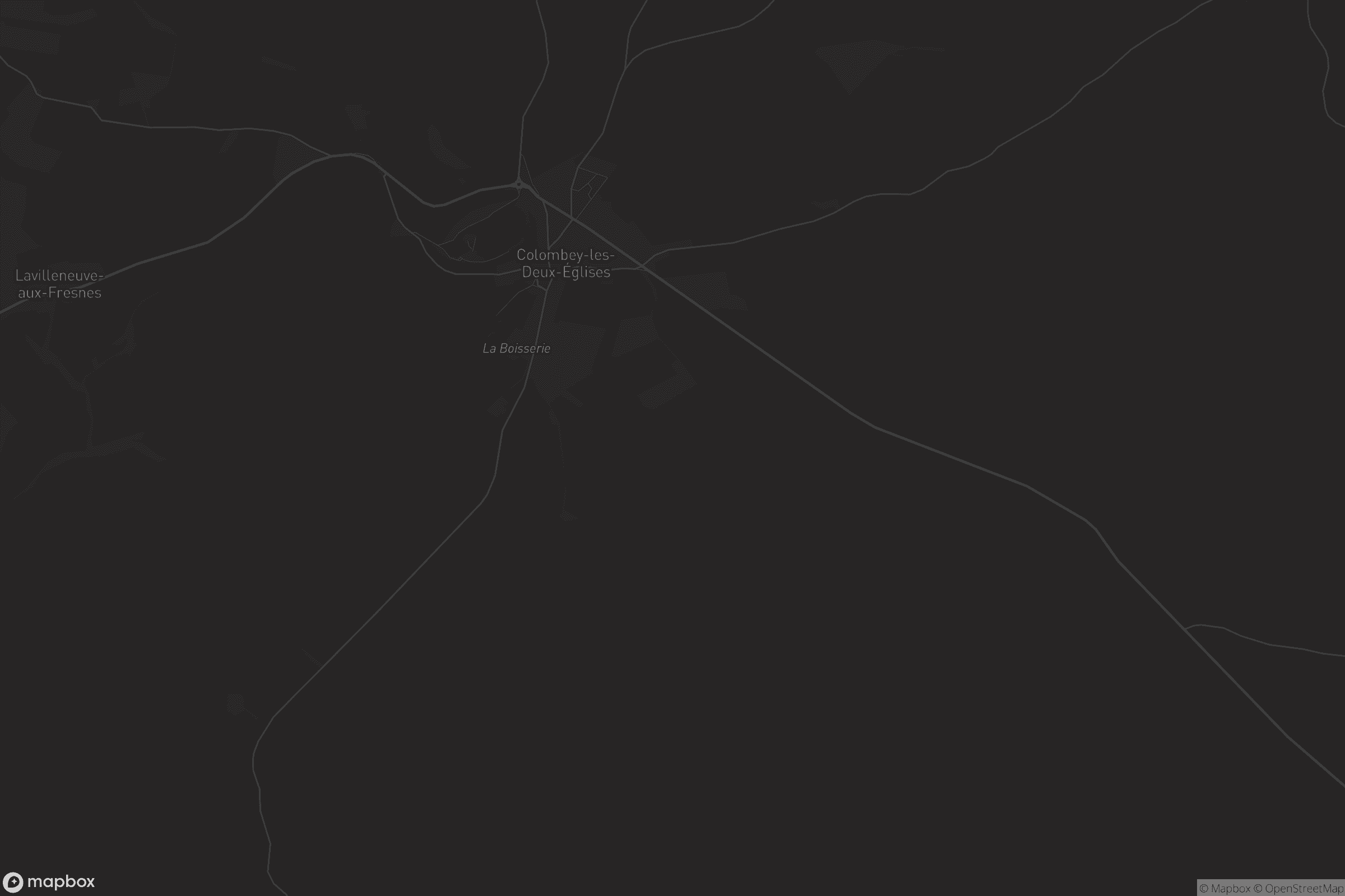 Carte de Colombey-les-Deux-Églises
