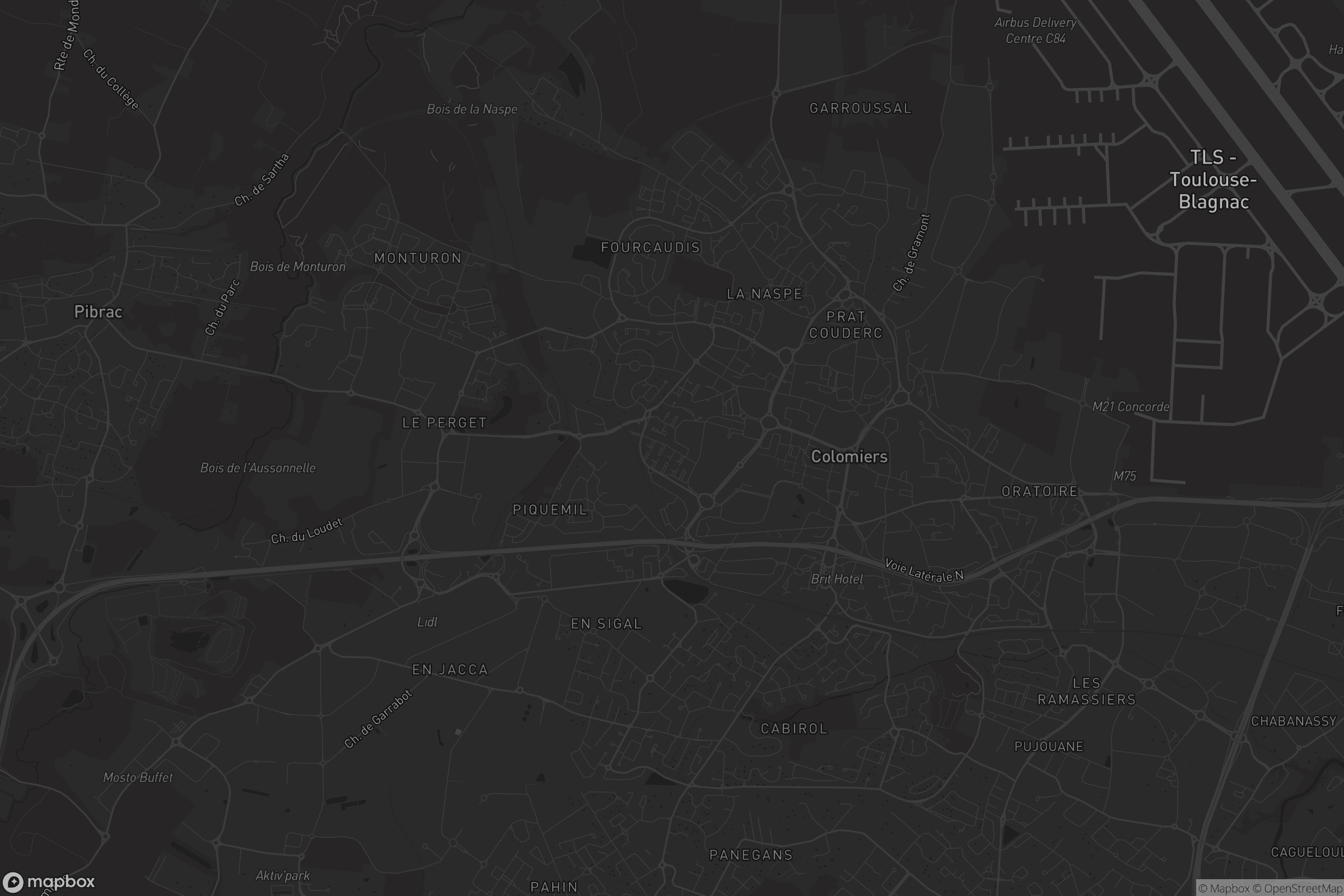 Carte de Colomiers