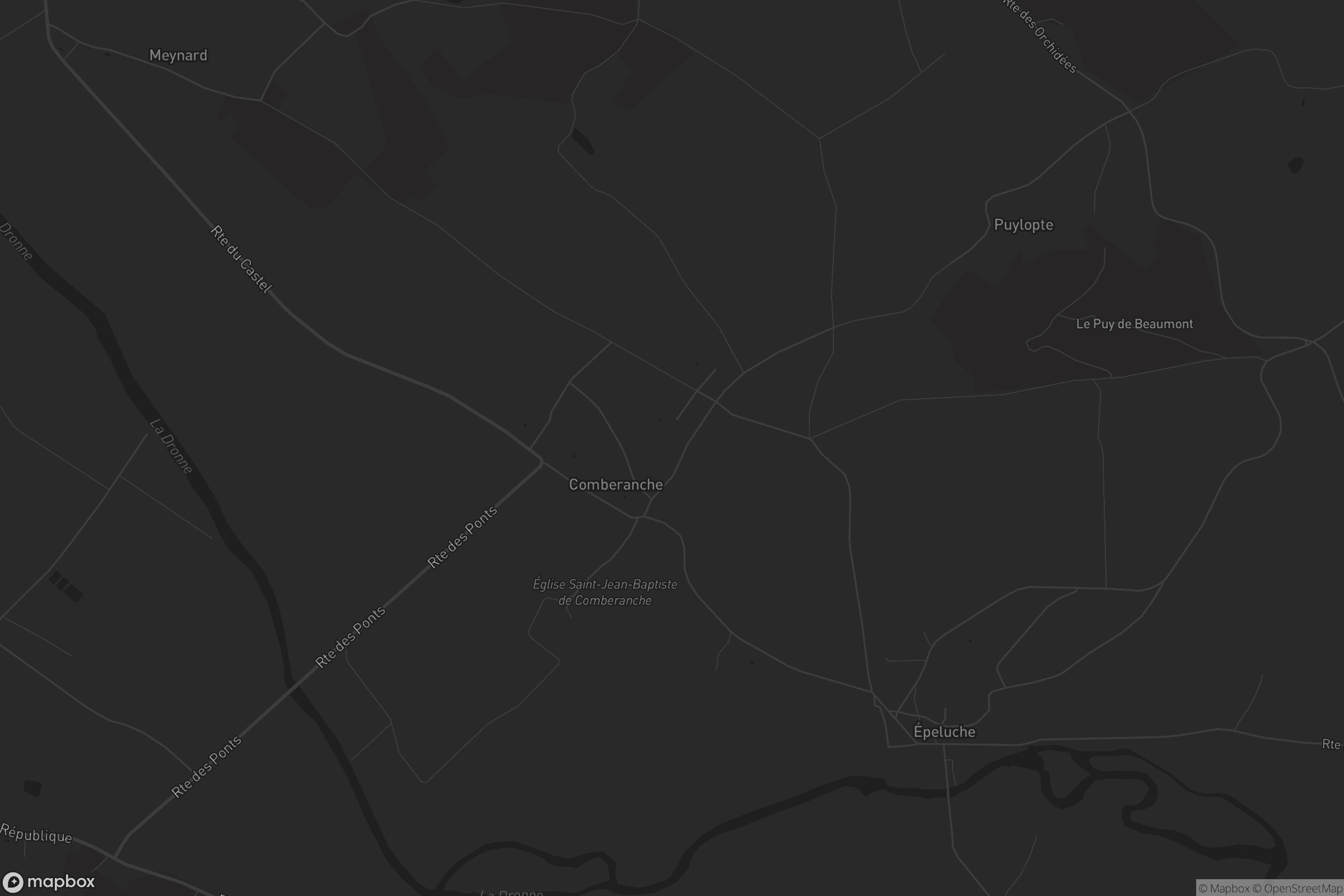 Carte de Comberanche-et-Épeluche