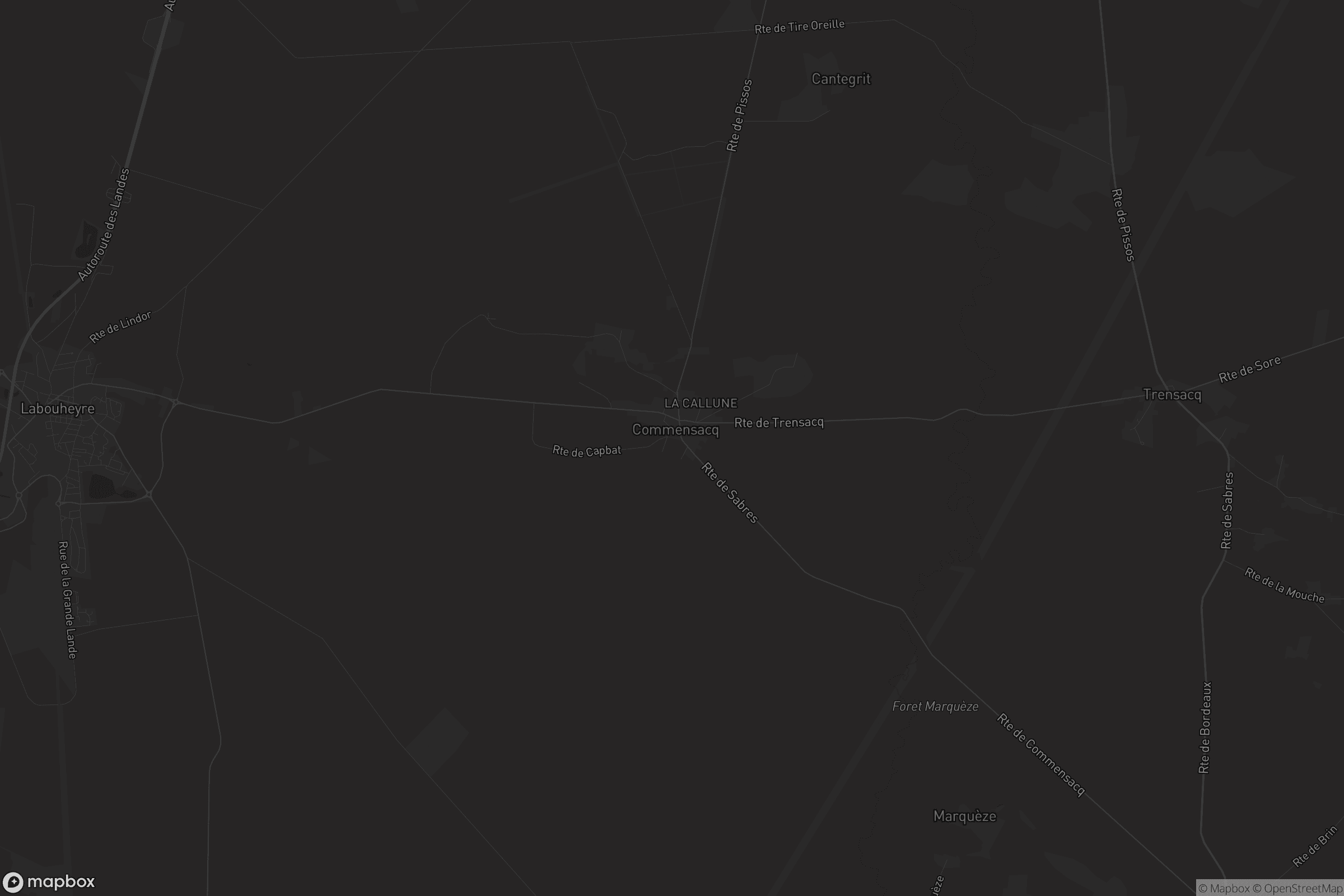 Carte de Commensacq