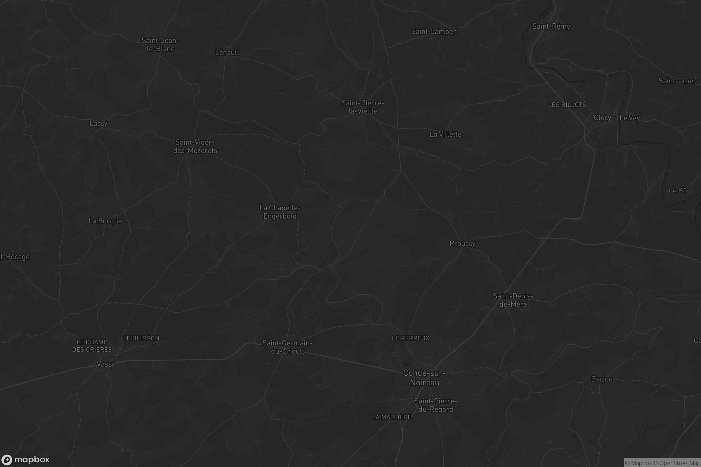 Carte de Condé-en-Normandie